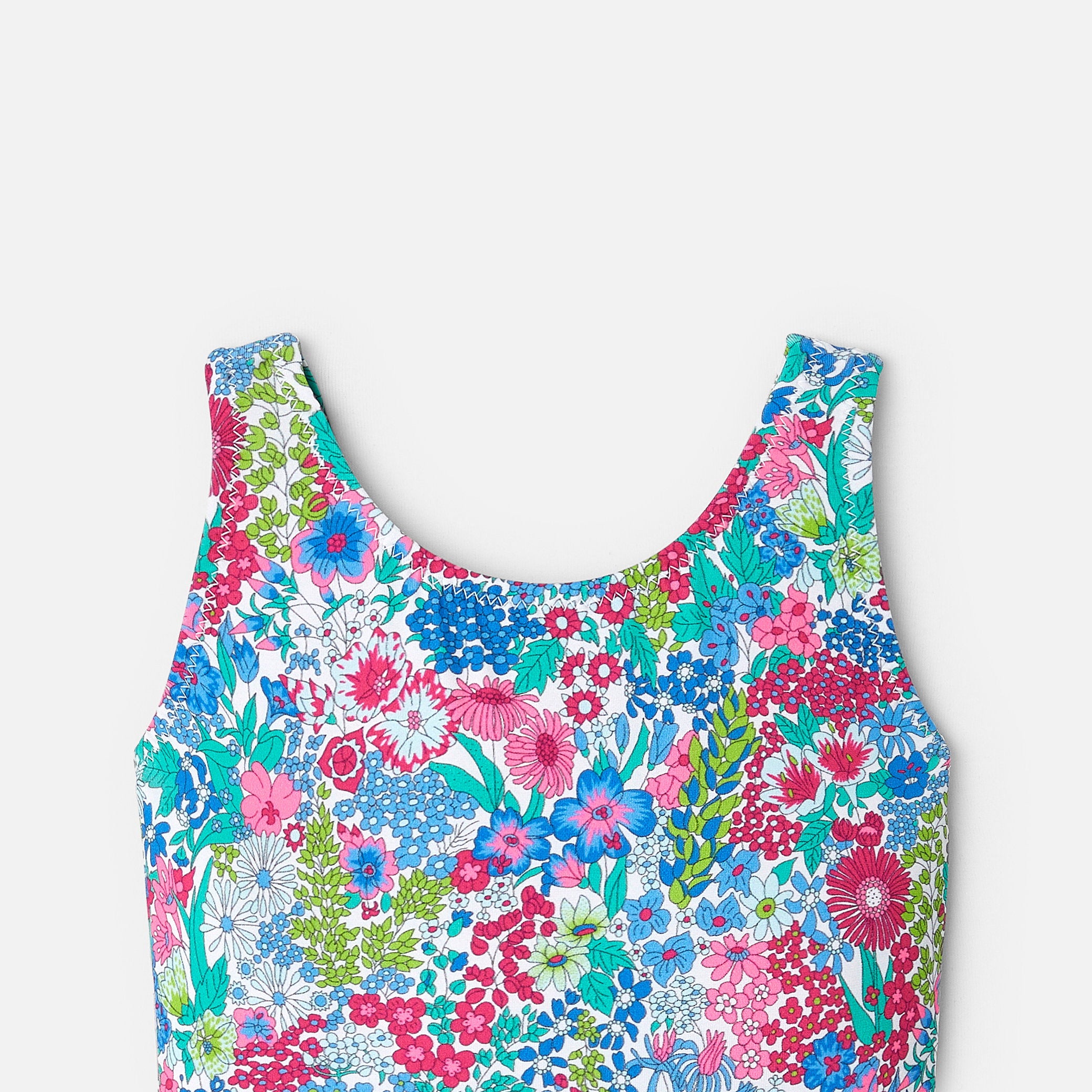 Toddler girl swimsuit in Liberty fabric