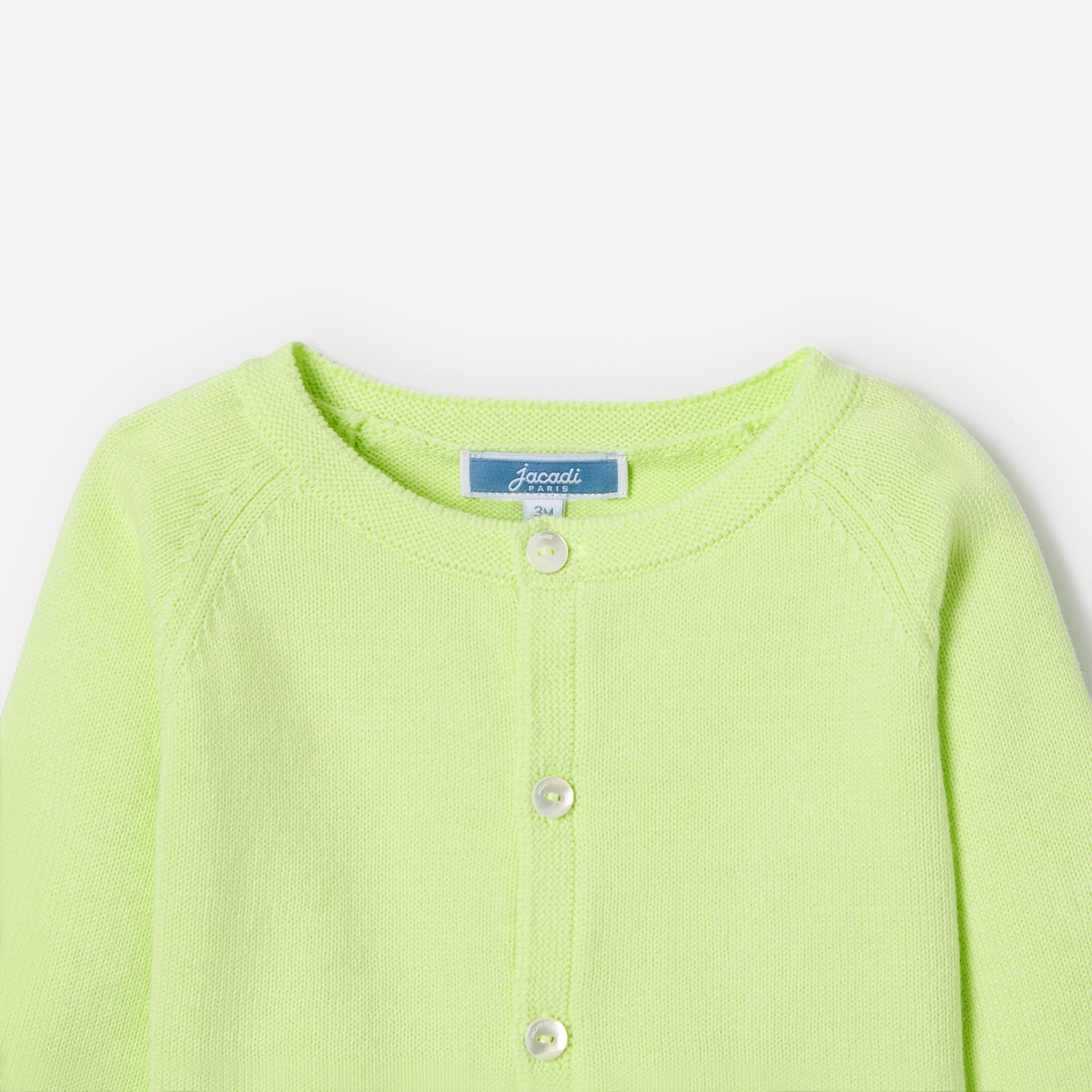 Baby jersey cardigan
