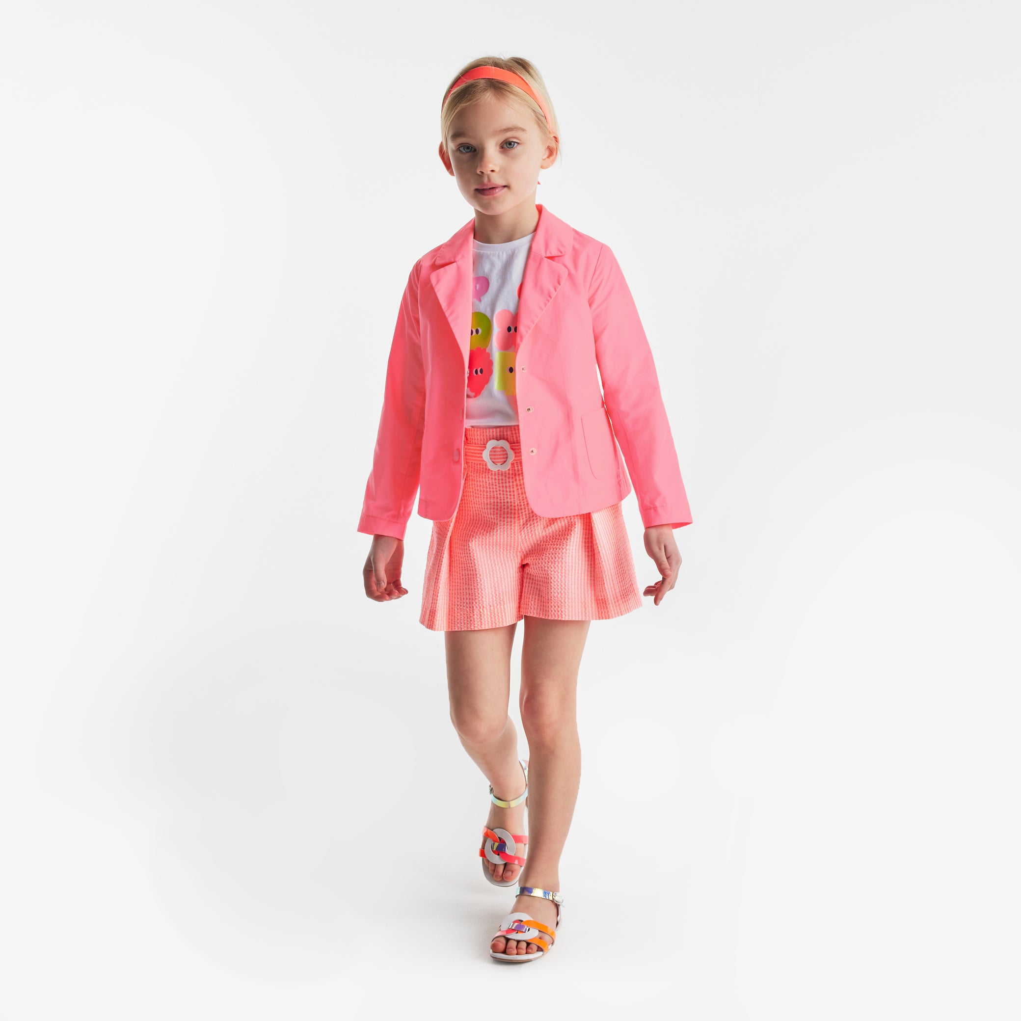 Girl jacket in technical fabric