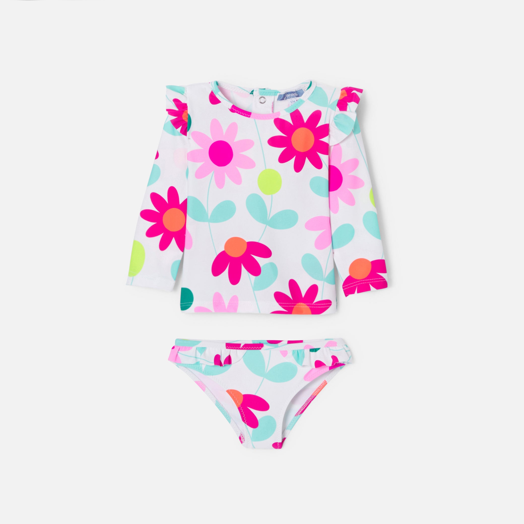 Toddler girl anti-UV swimsuit