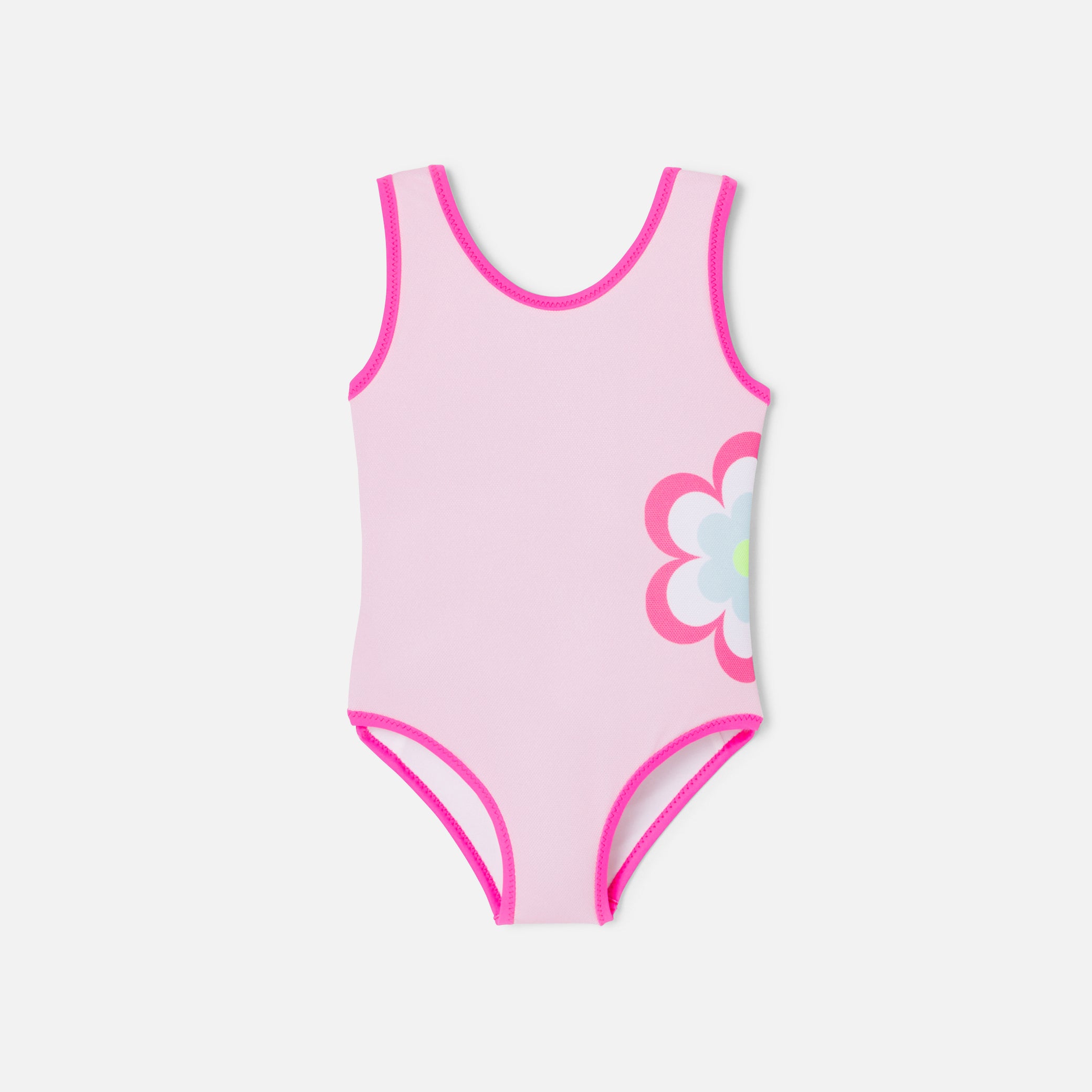 Toddler girl flower swimsuit