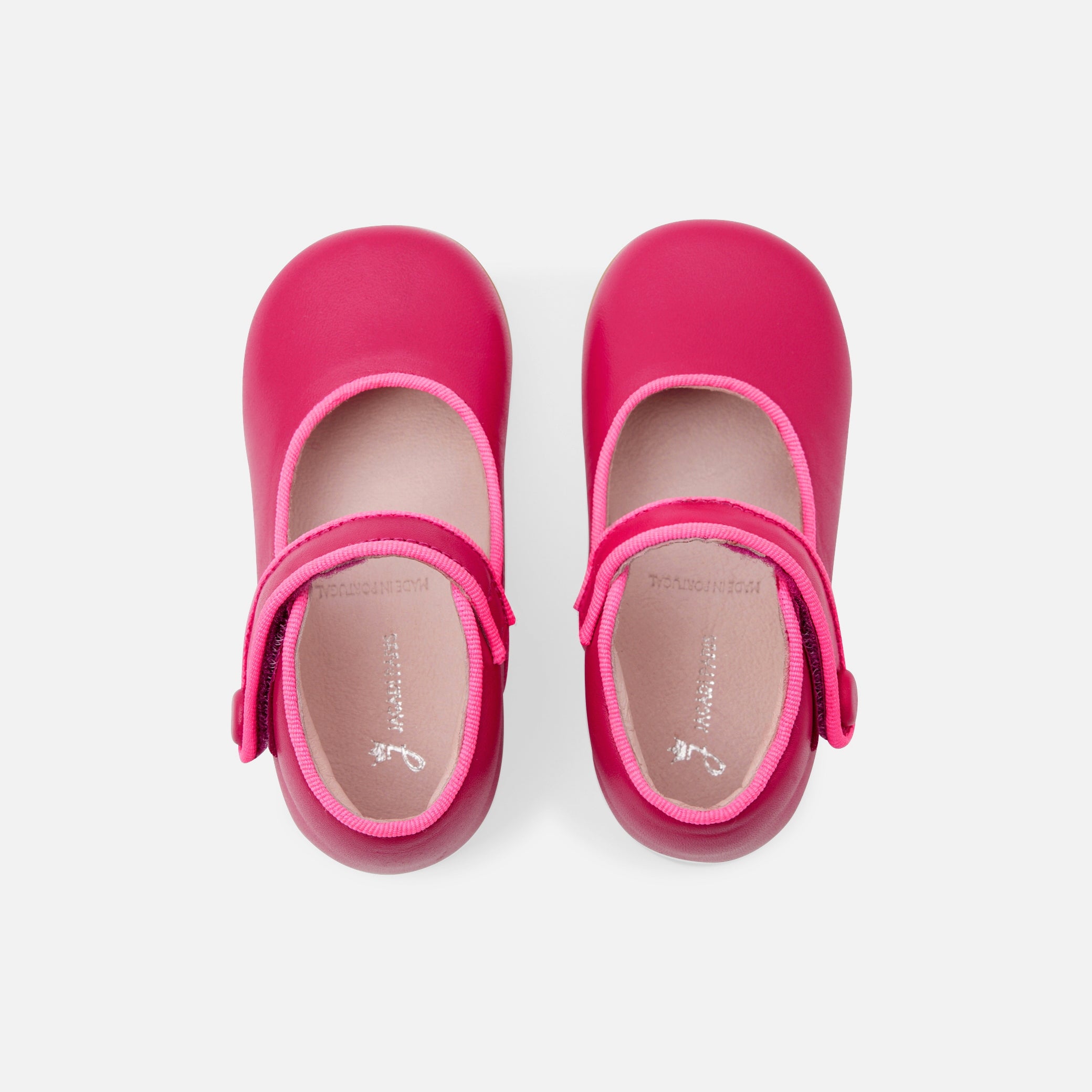 Baby girl Mary Janes in smooth leather