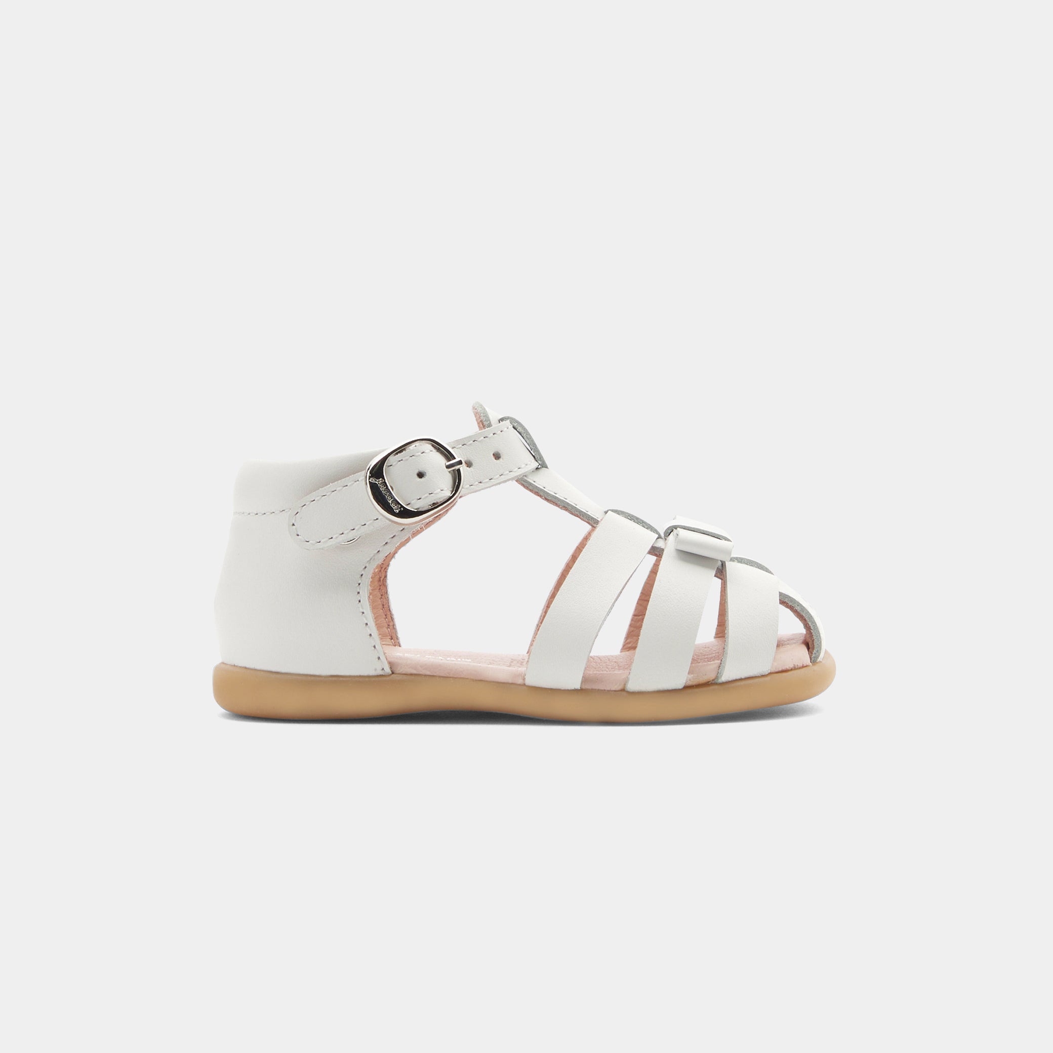 Baby girl leather sandals