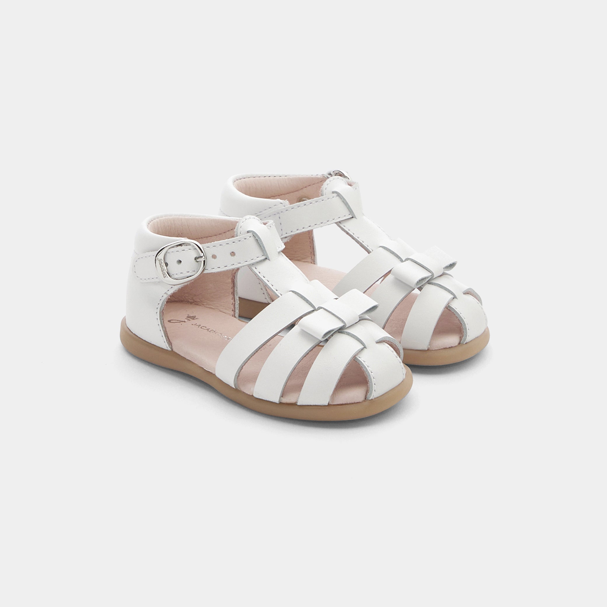 Baby girl leather sandals