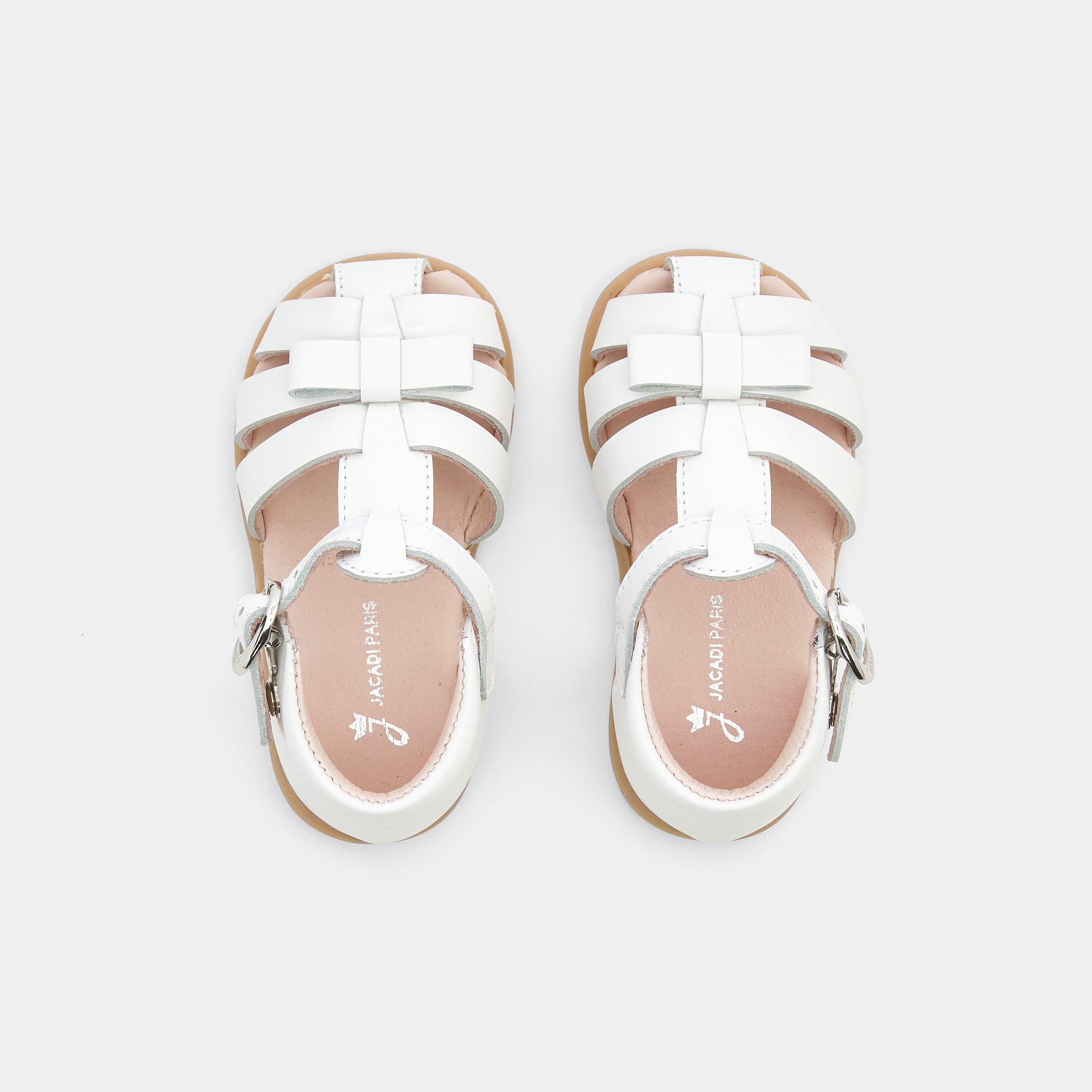 Baby girl leather sandals