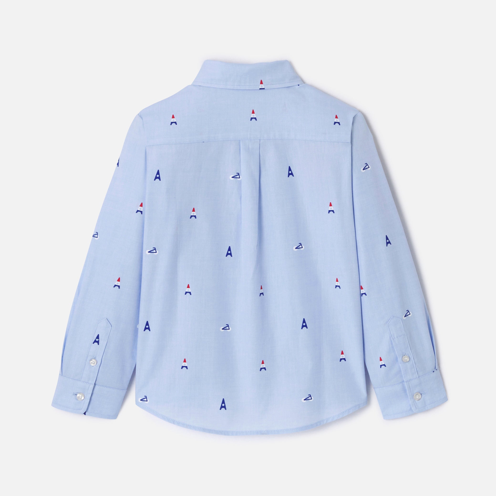 Boy's shirt with Parisian motifs
