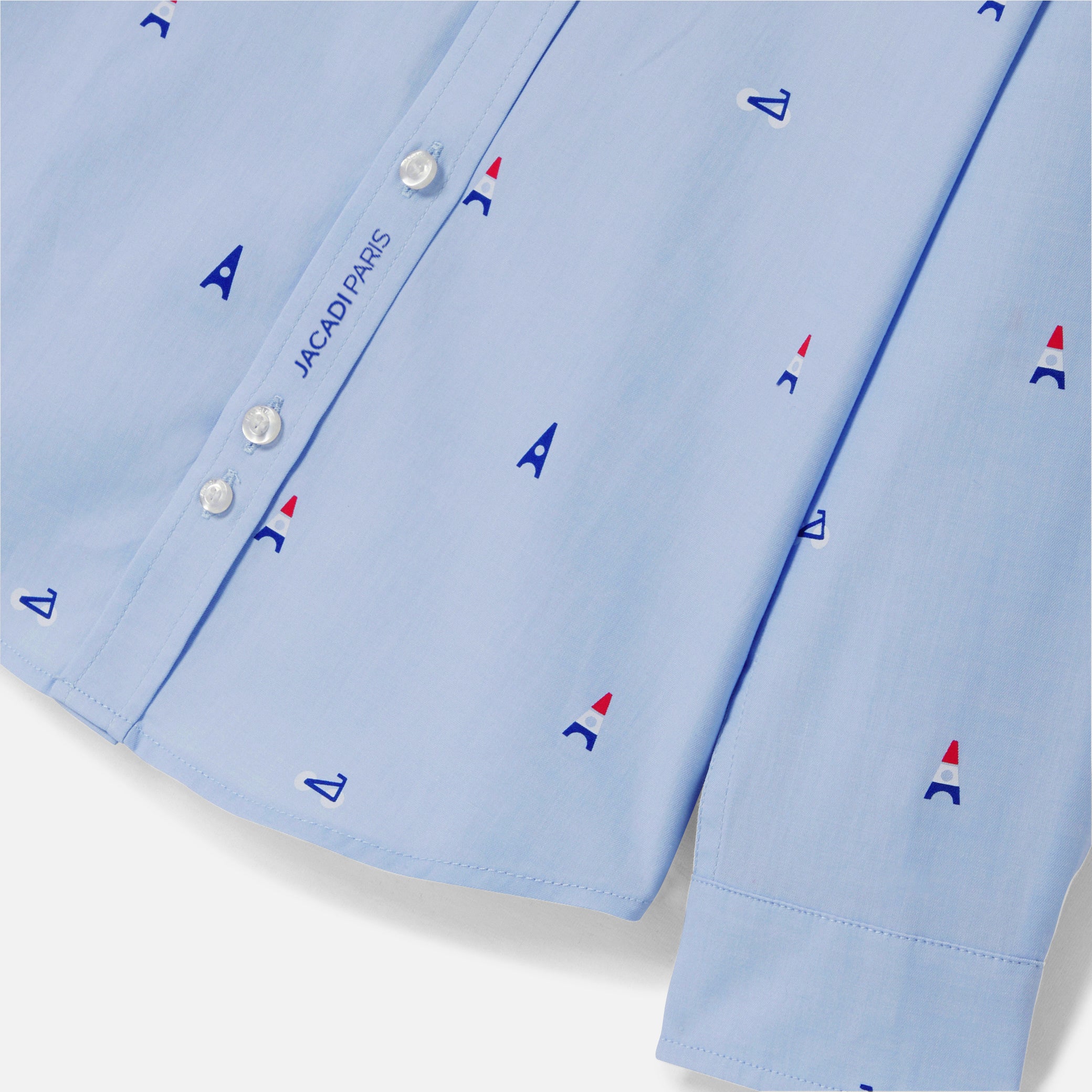 Boy's shirt with Parisian motifs