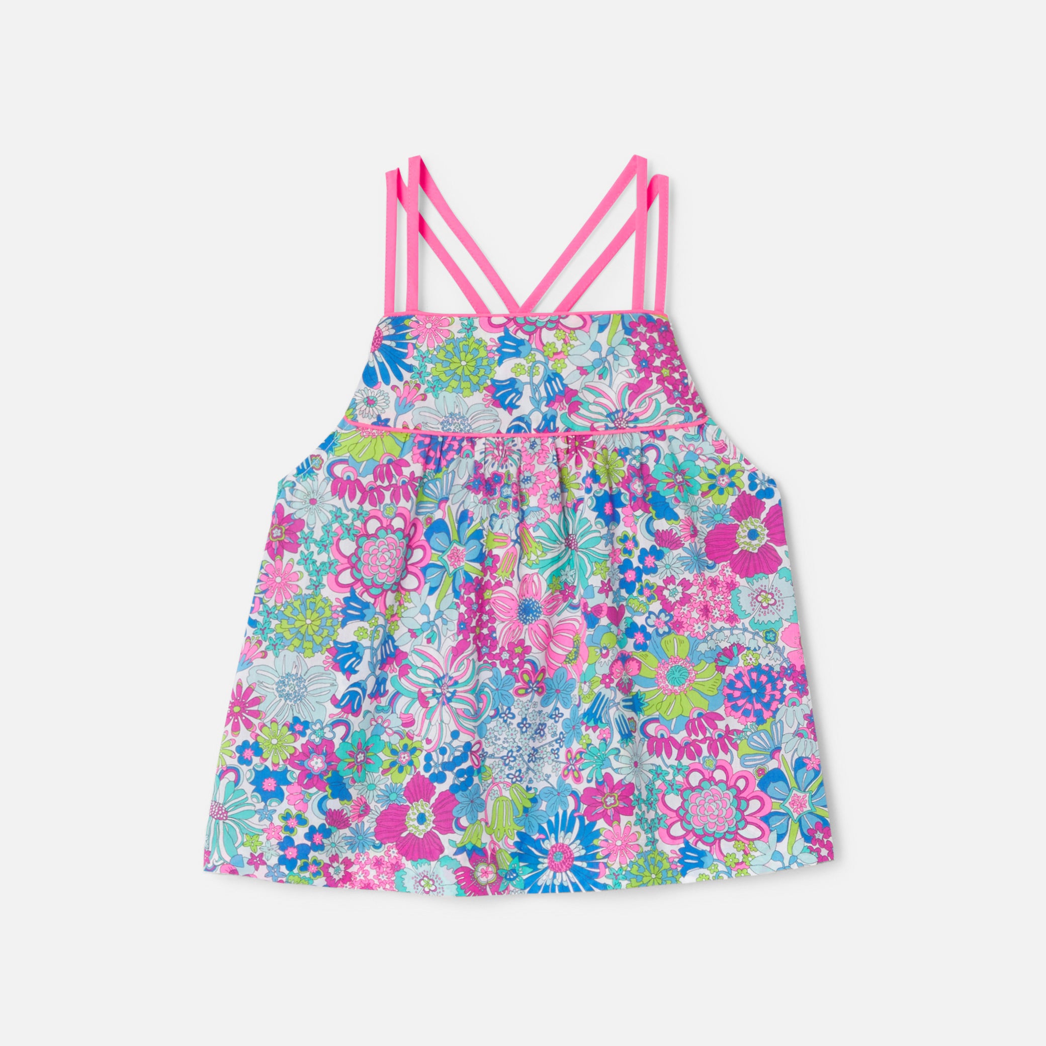 Girl top in Liberty fabric