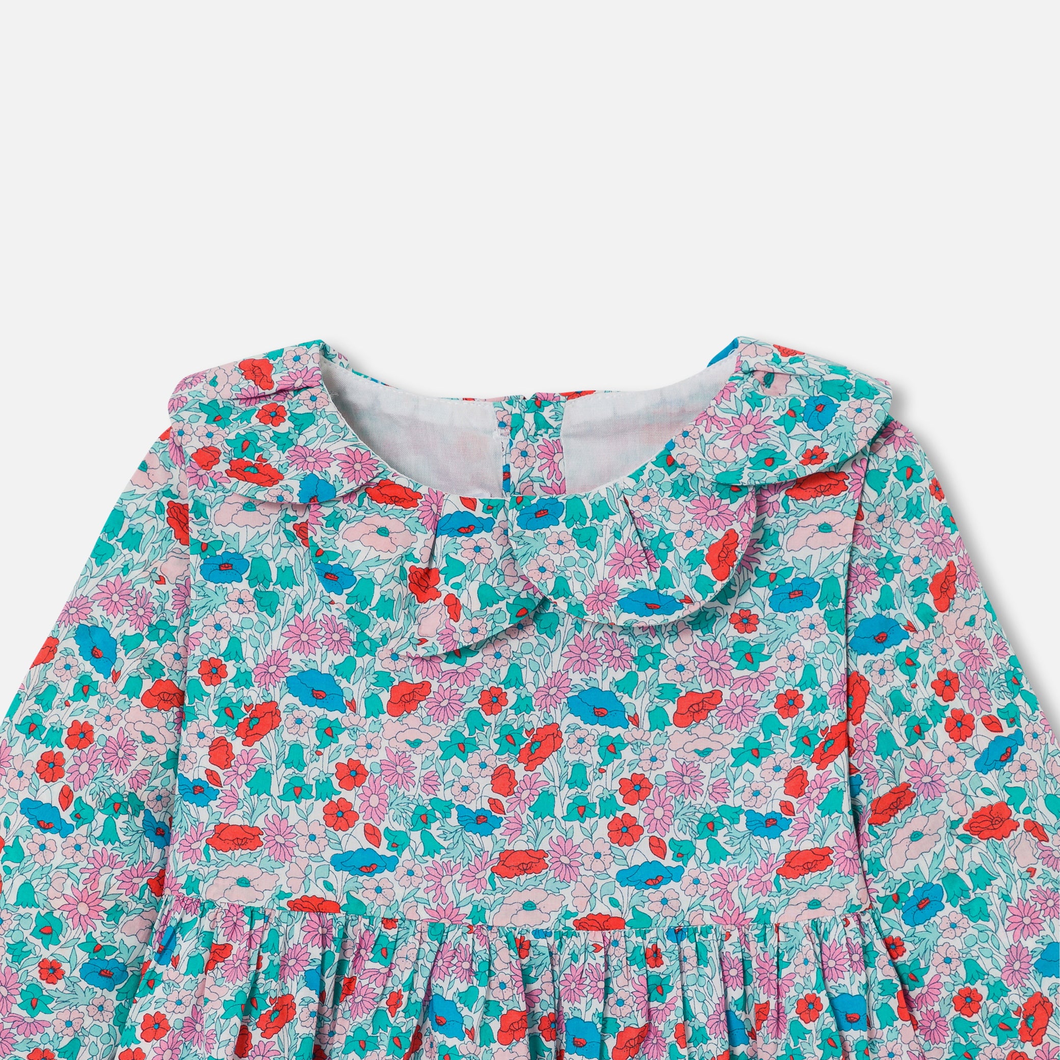 Toddler girl dress in Liberty fabric