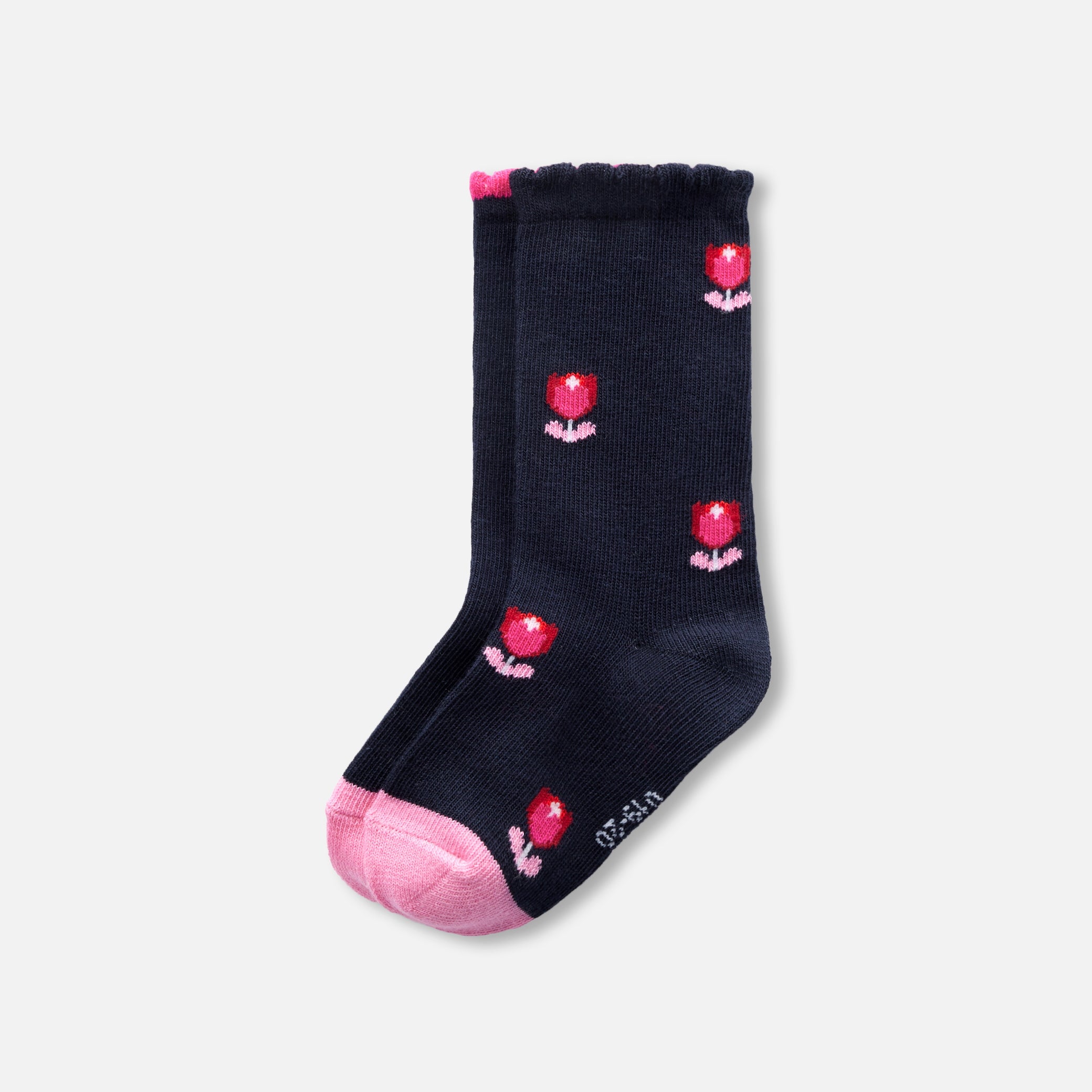 Toddler girl duo of high socks