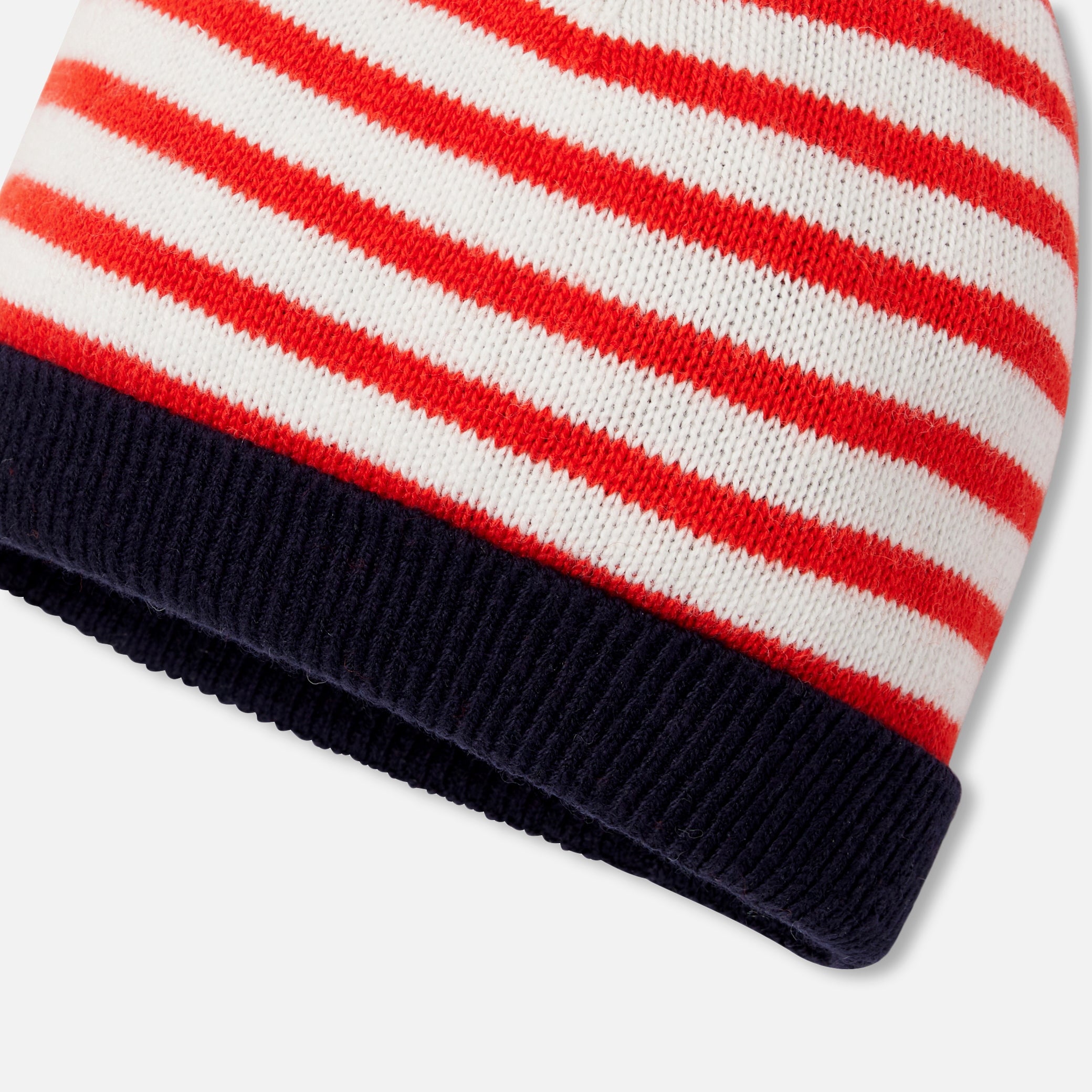 Baby boy hat with pompon