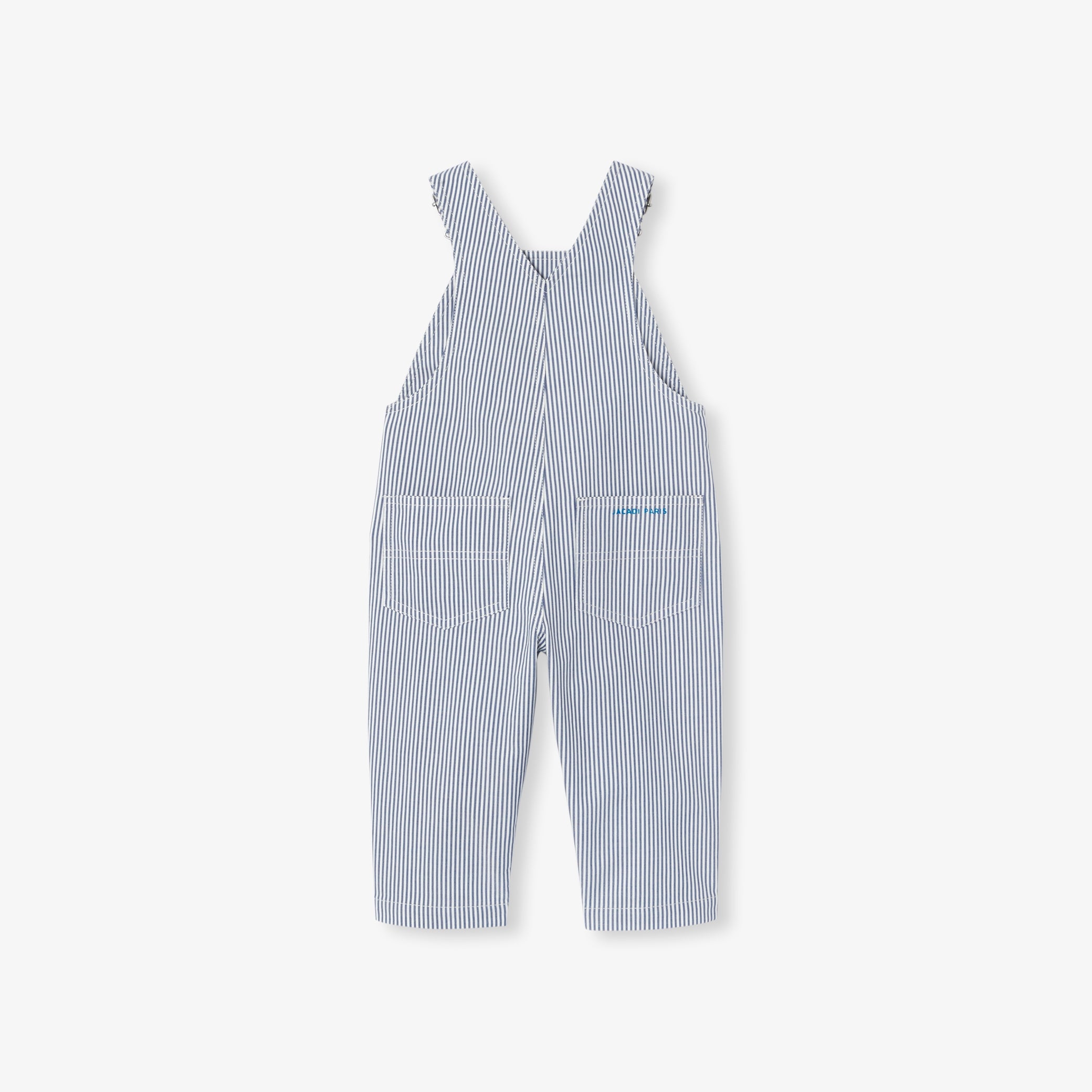 Baby boy overalls with stripes