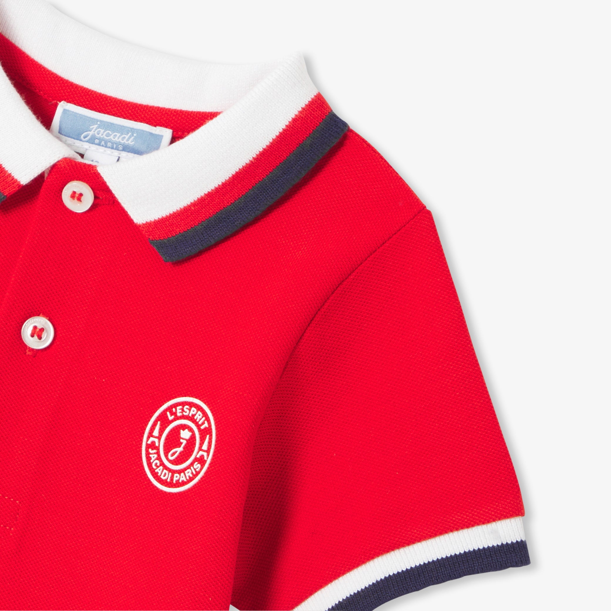 Baby boy short-sleeved polo shirt