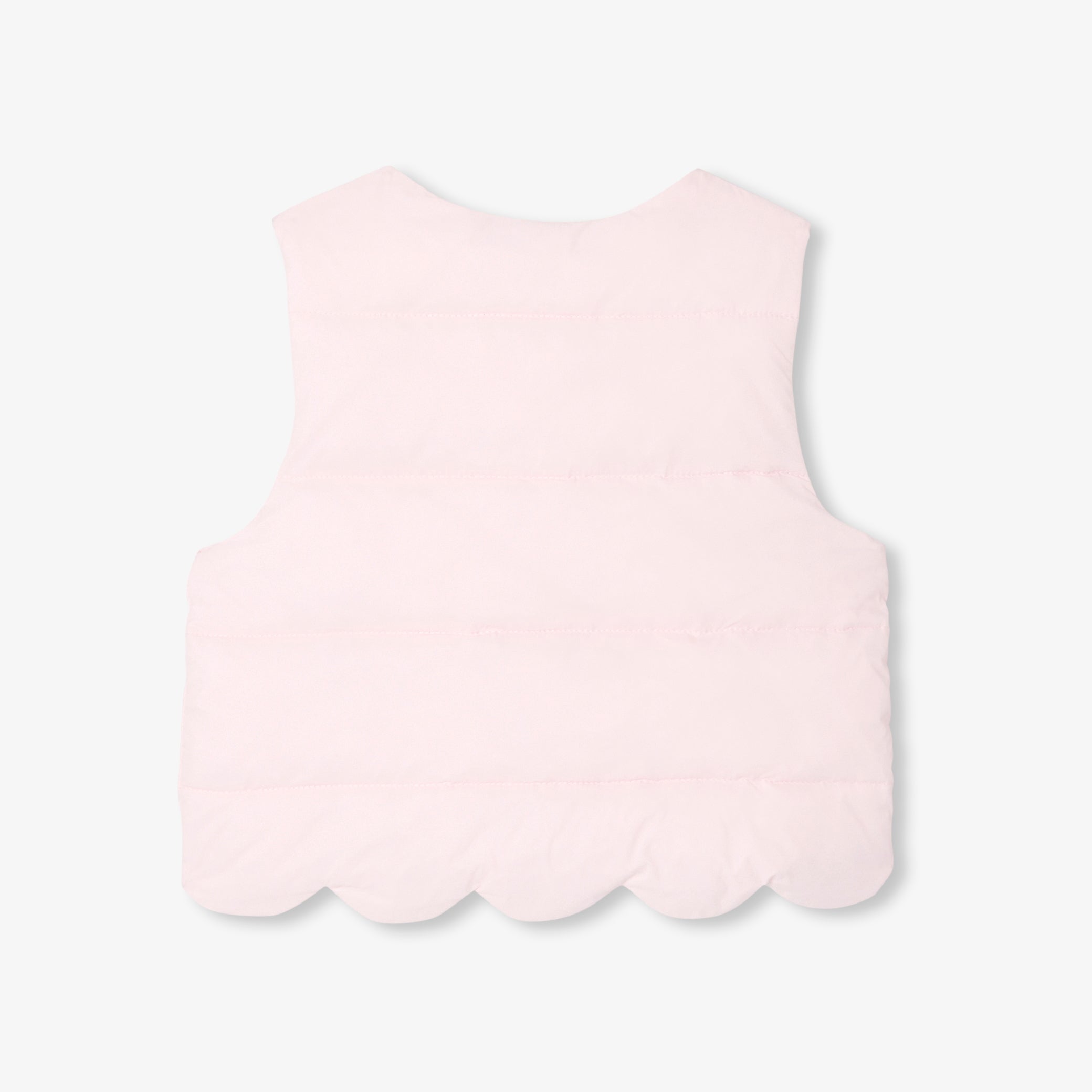 Toddler girl sleeveless padded jacket
