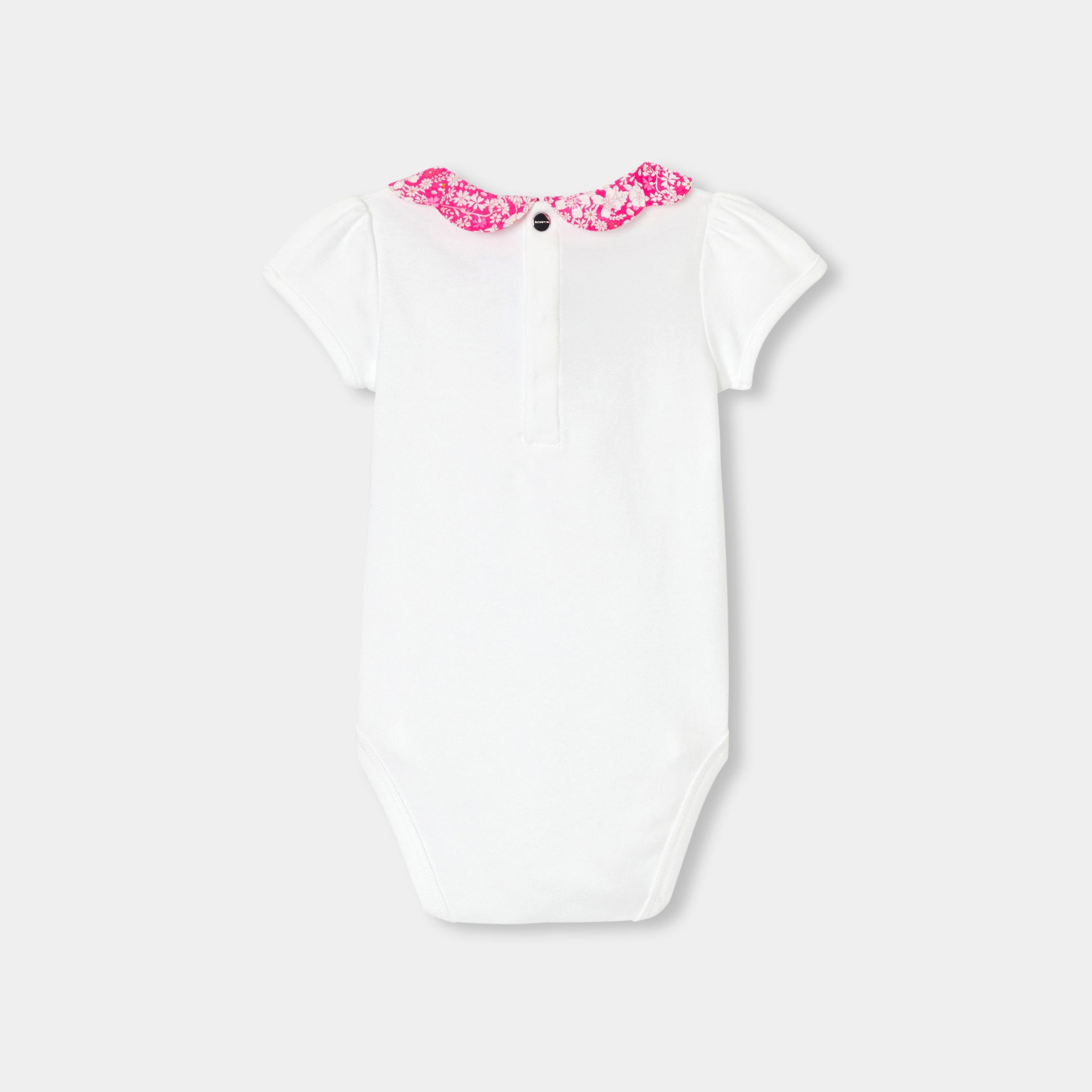 Toddler girl short-sleeved bodysuit