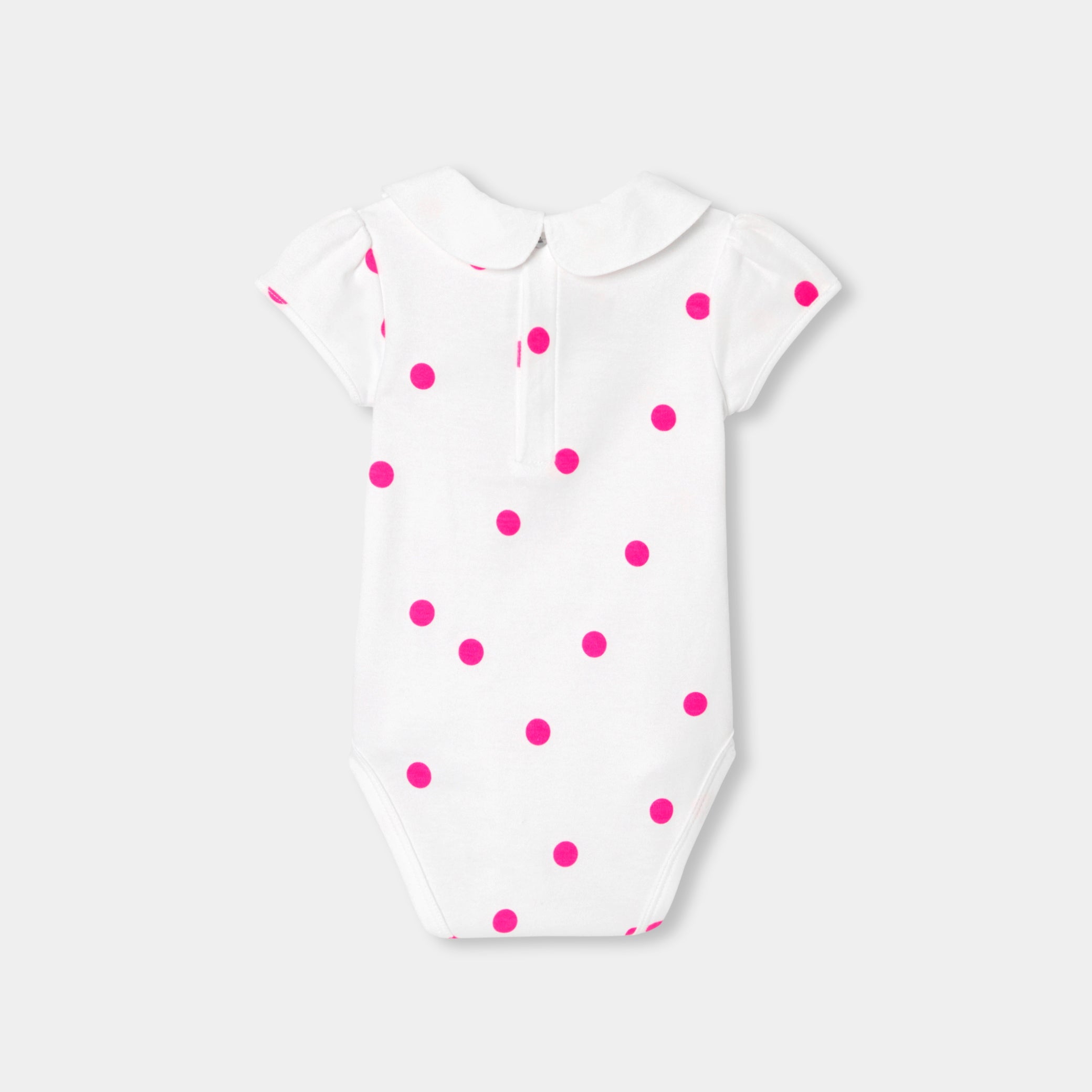 Toddler girl short-sleeved bodysuit