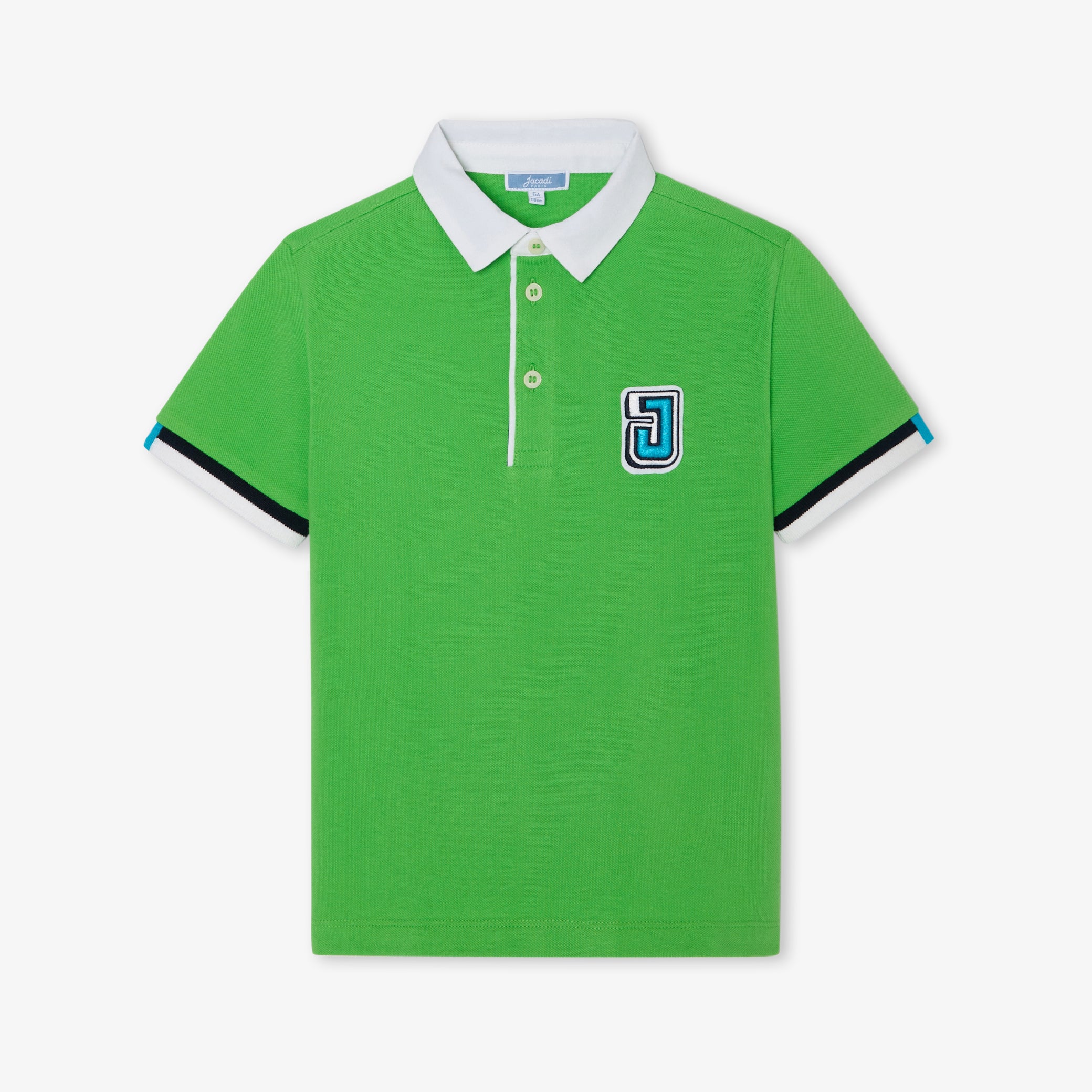 Boy's polo shirt in cotton pique