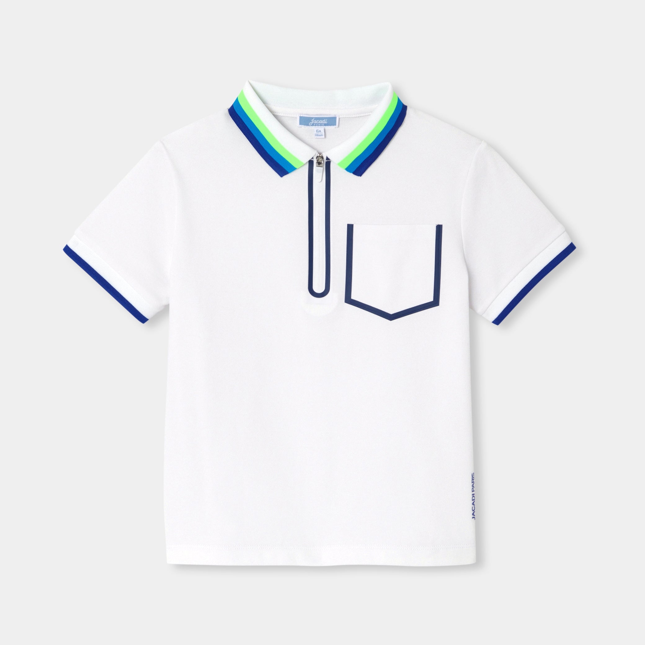 Boy's polo shirt in cotton pique