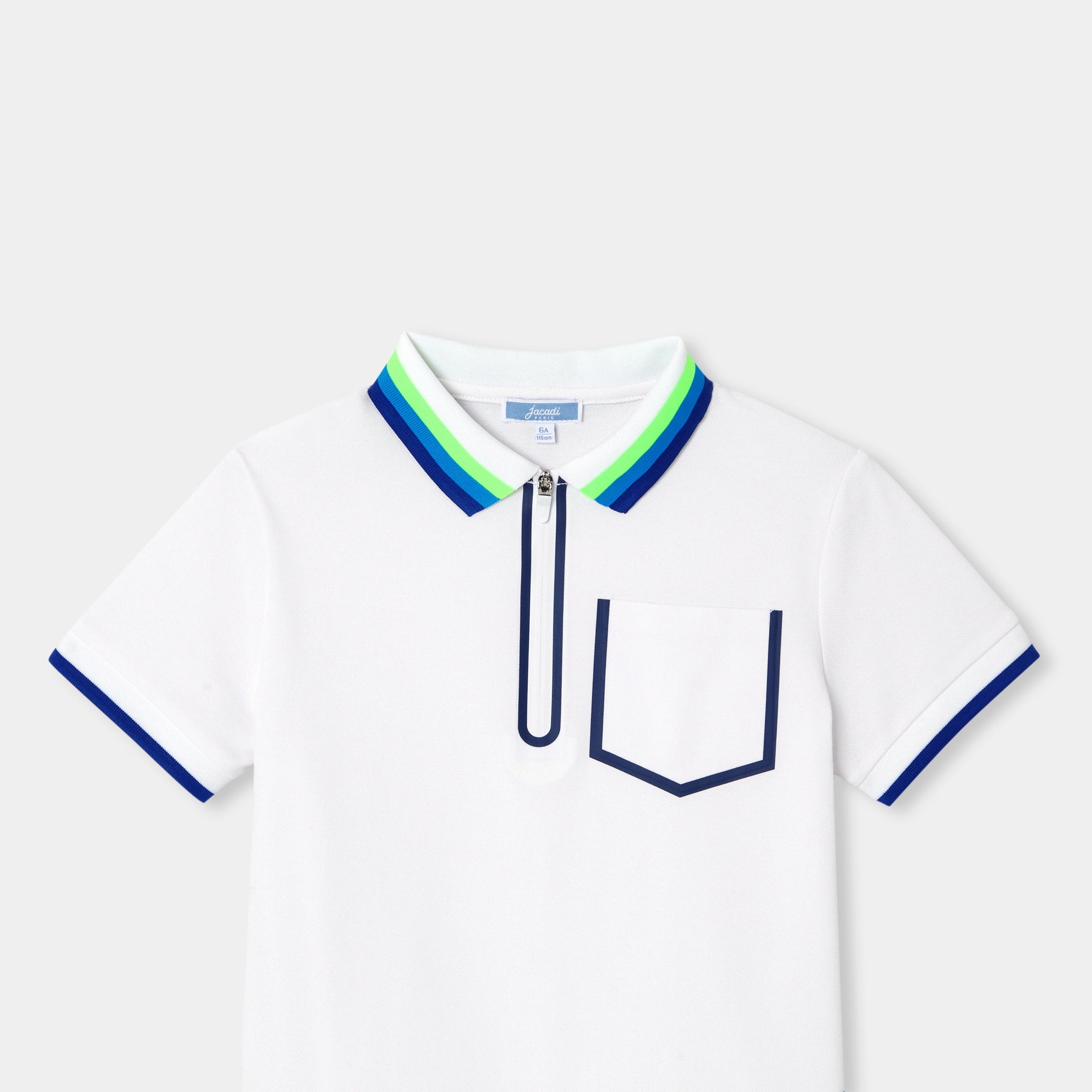 Boy's polo shirt in cotton pique