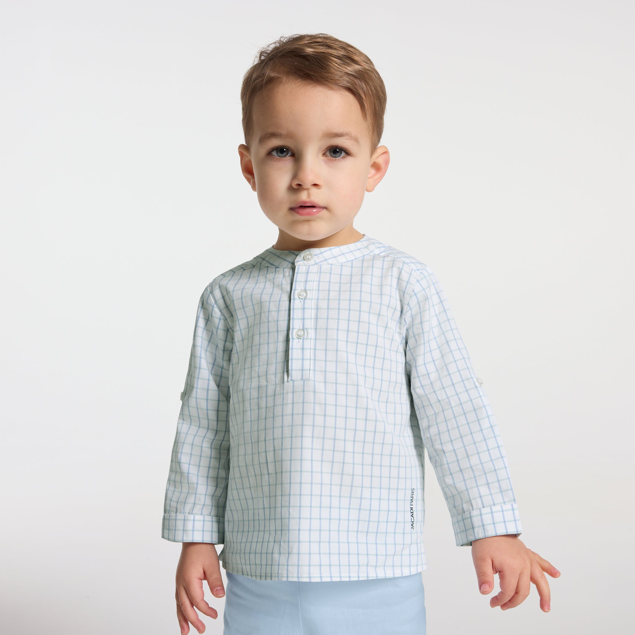 Toddler boy plaid shirt