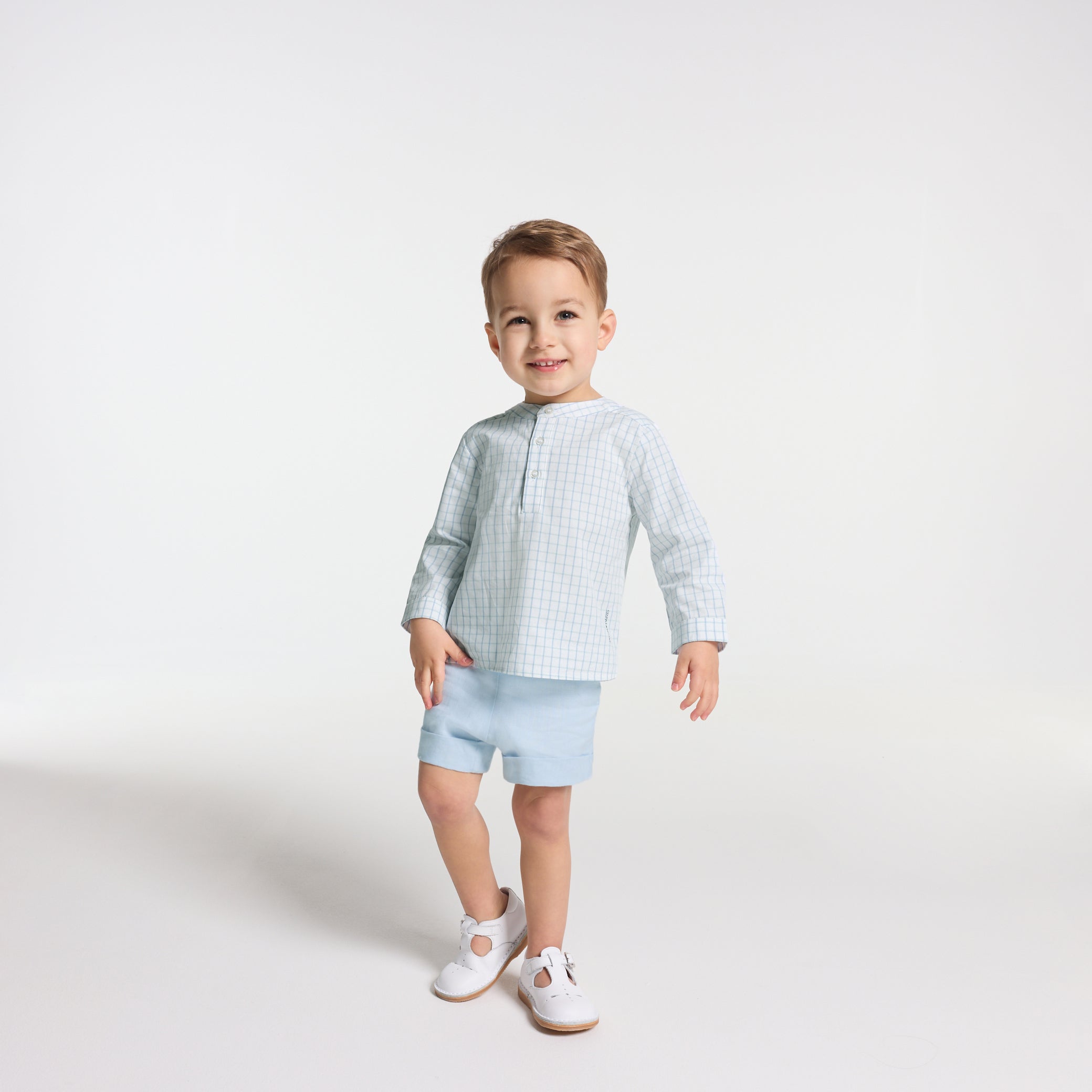 Toddler boy plaid shirt