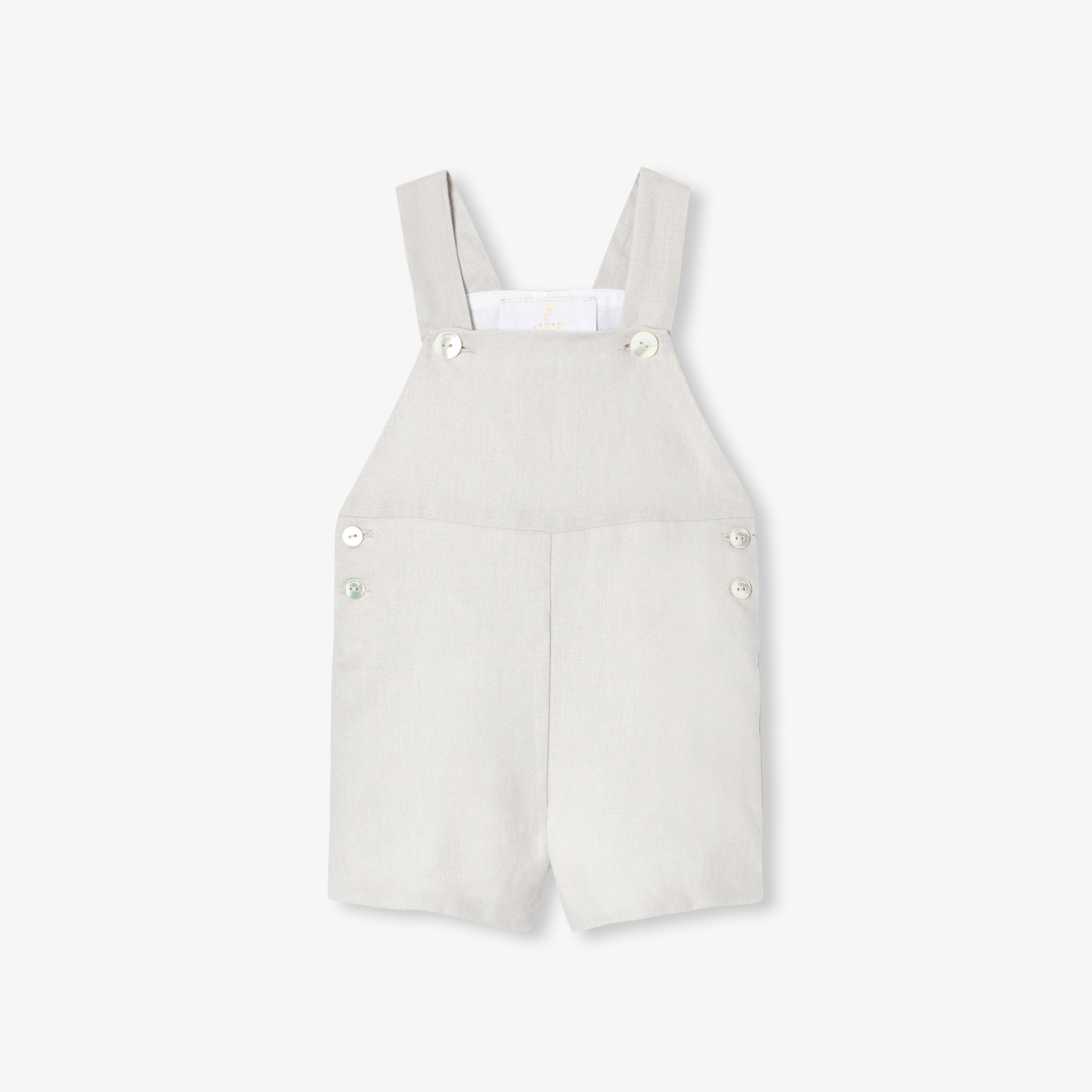 Baby boy linen romper