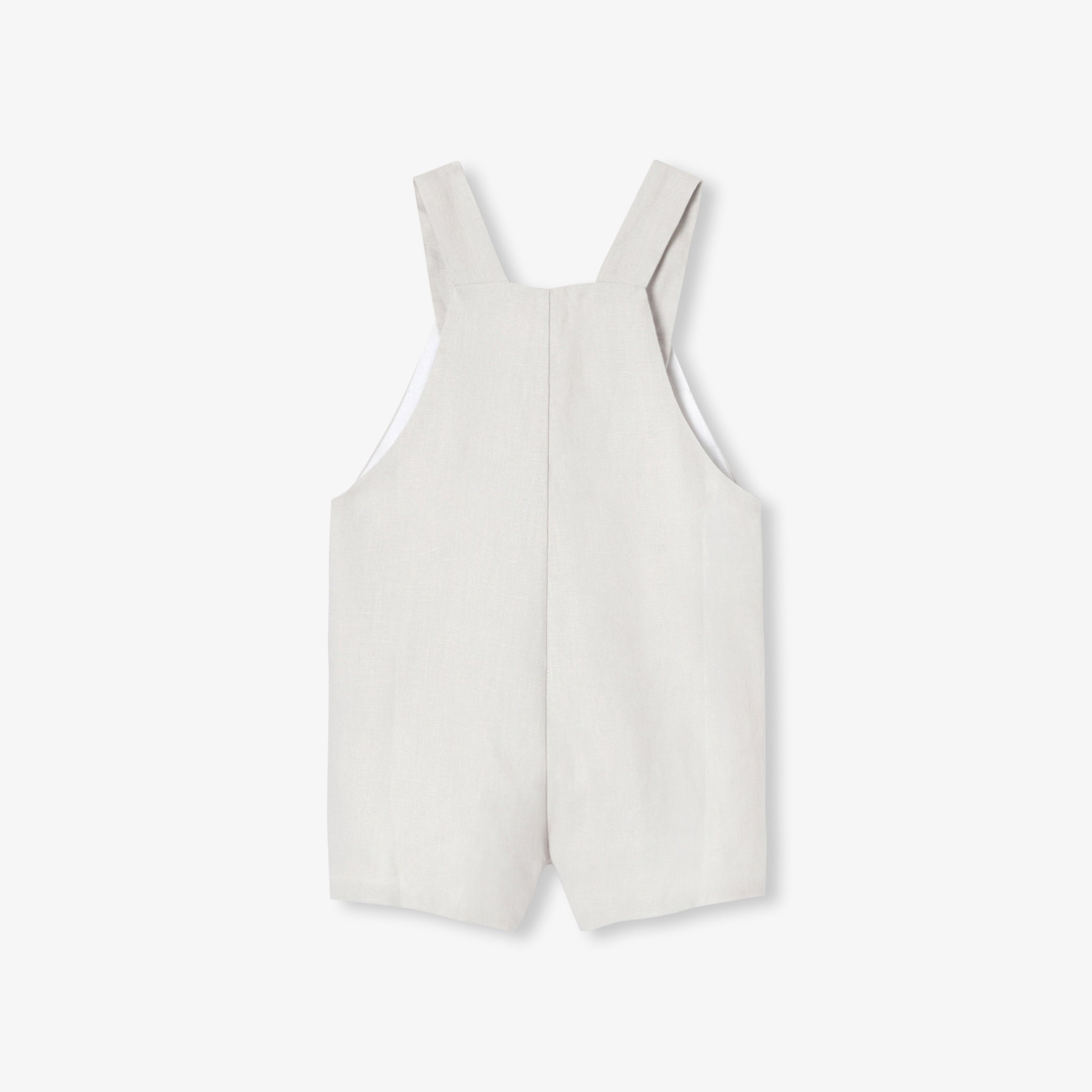 Baby boy linen romper