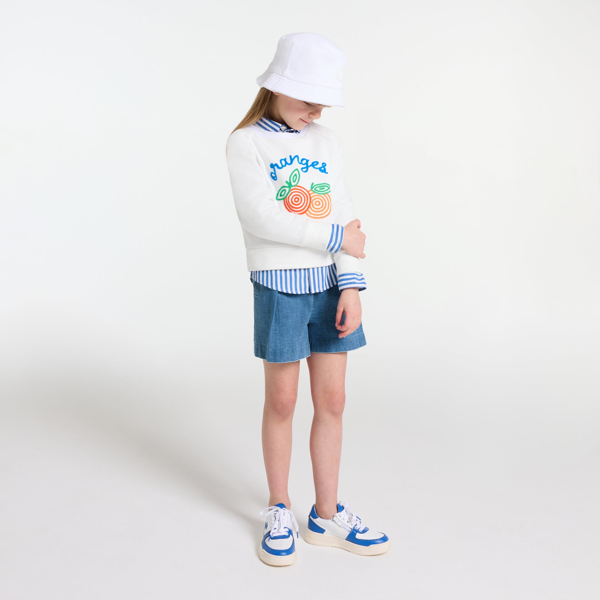 Girl denim shorts