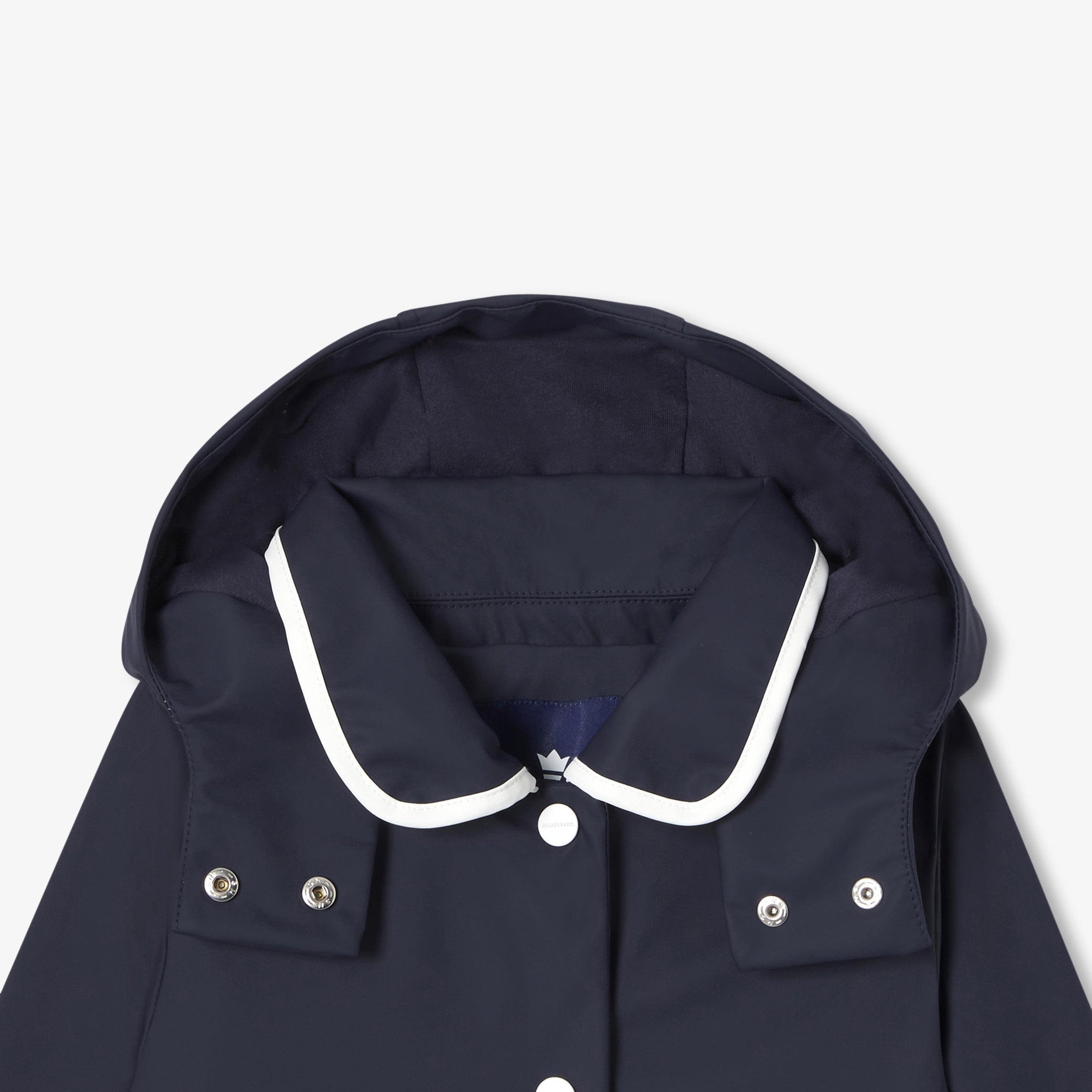 Girl hooded raincoat