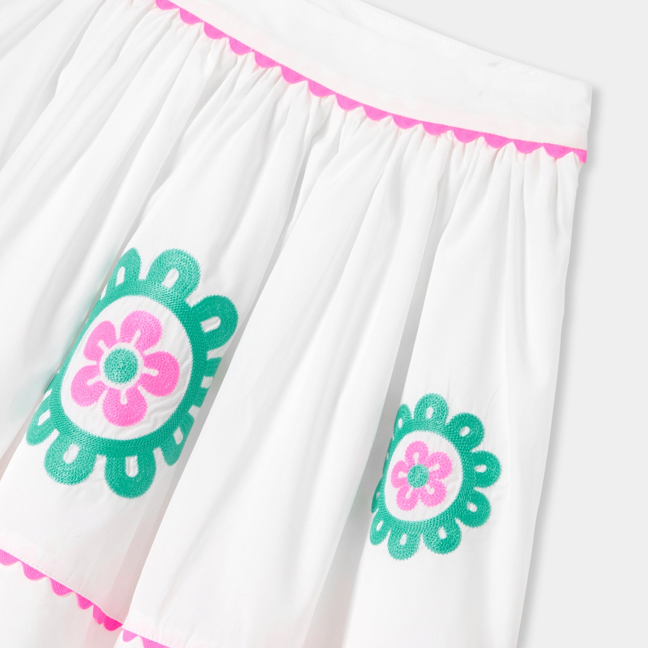 Girl poplin skirt