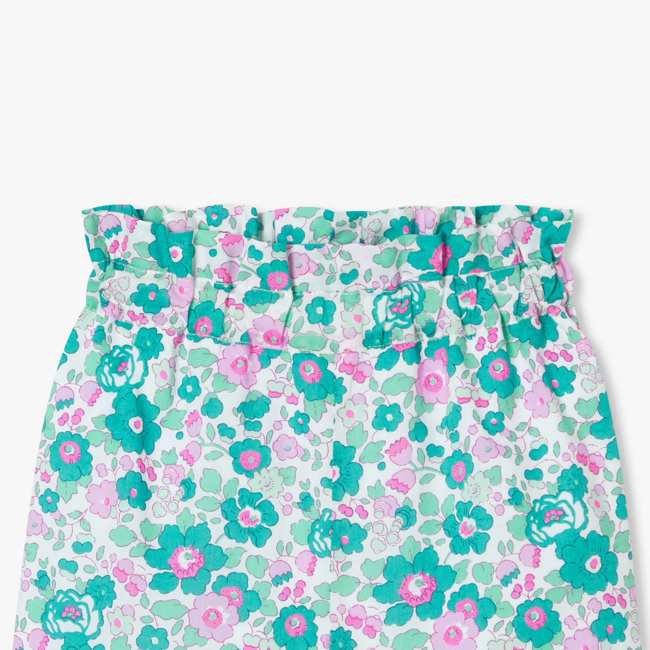 Toddler girl shorts in Liberty fabric
