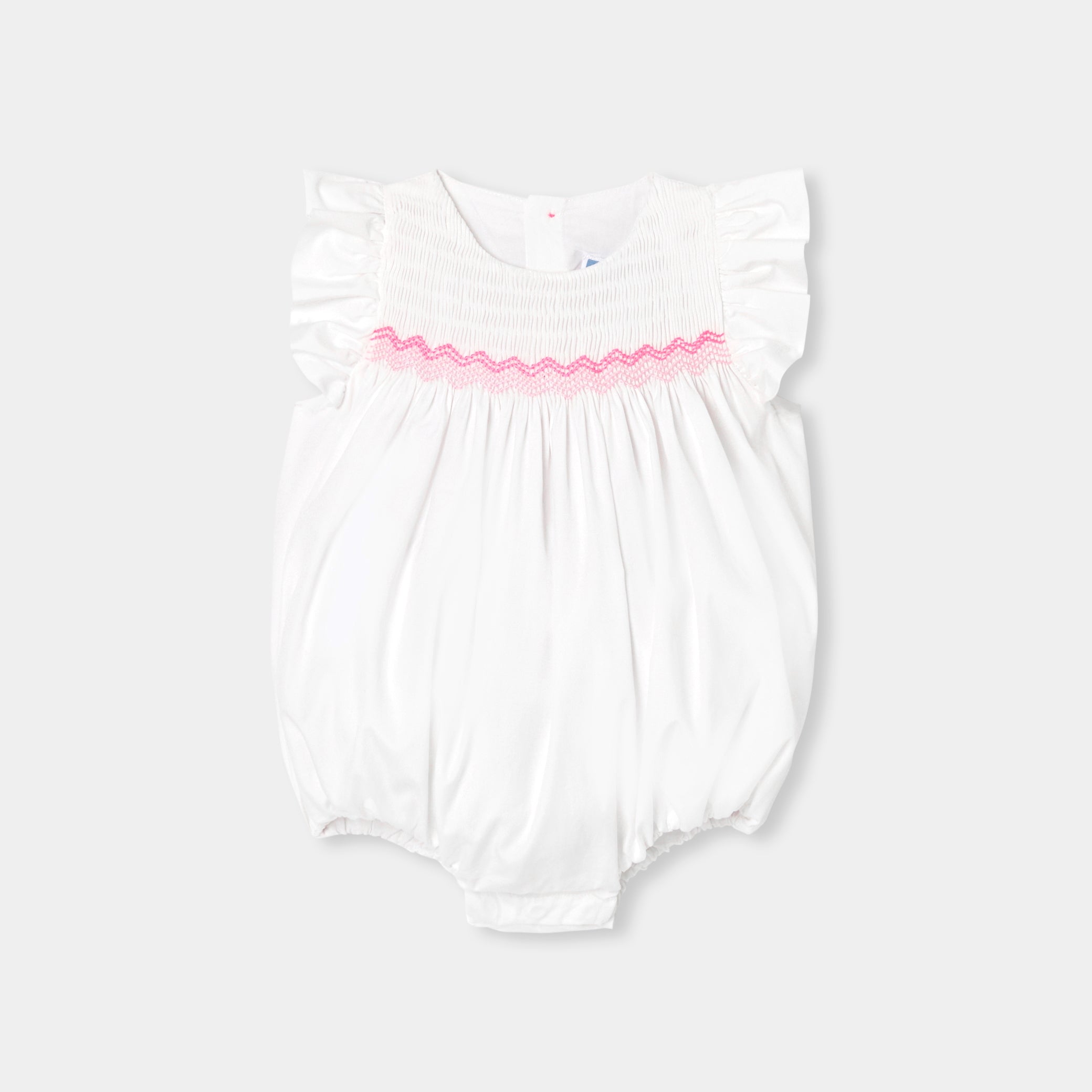Baby girl smocked romper