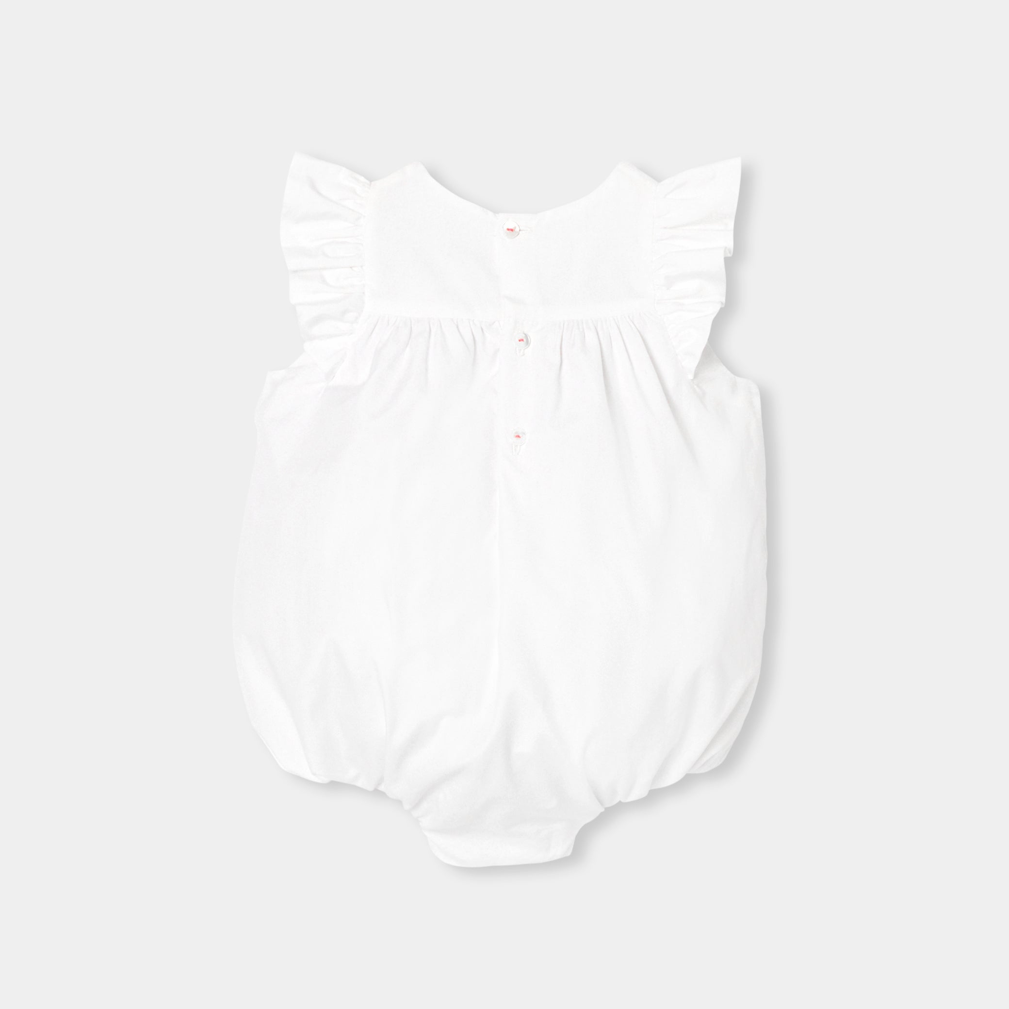 Baby girl smocked romper