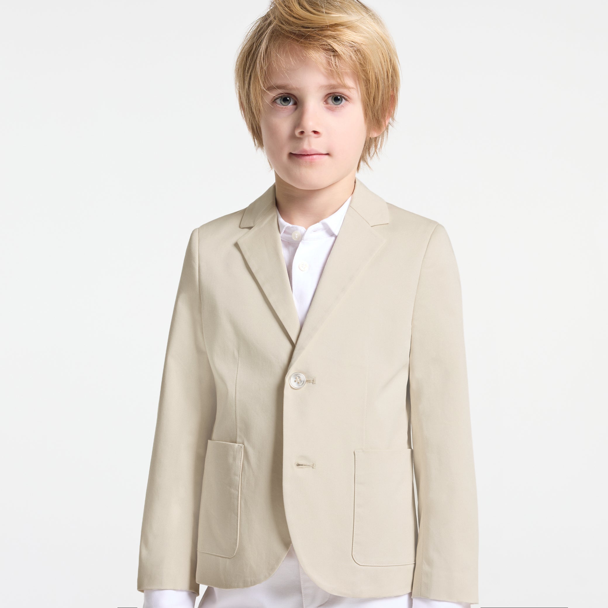 Boy's jacket in cotton satin