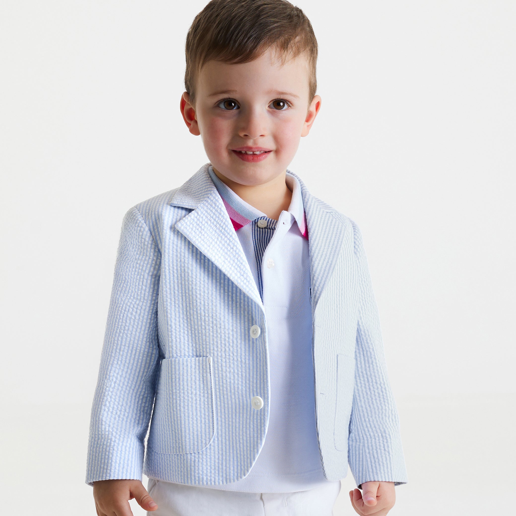 Baby unisex seersucker jacket