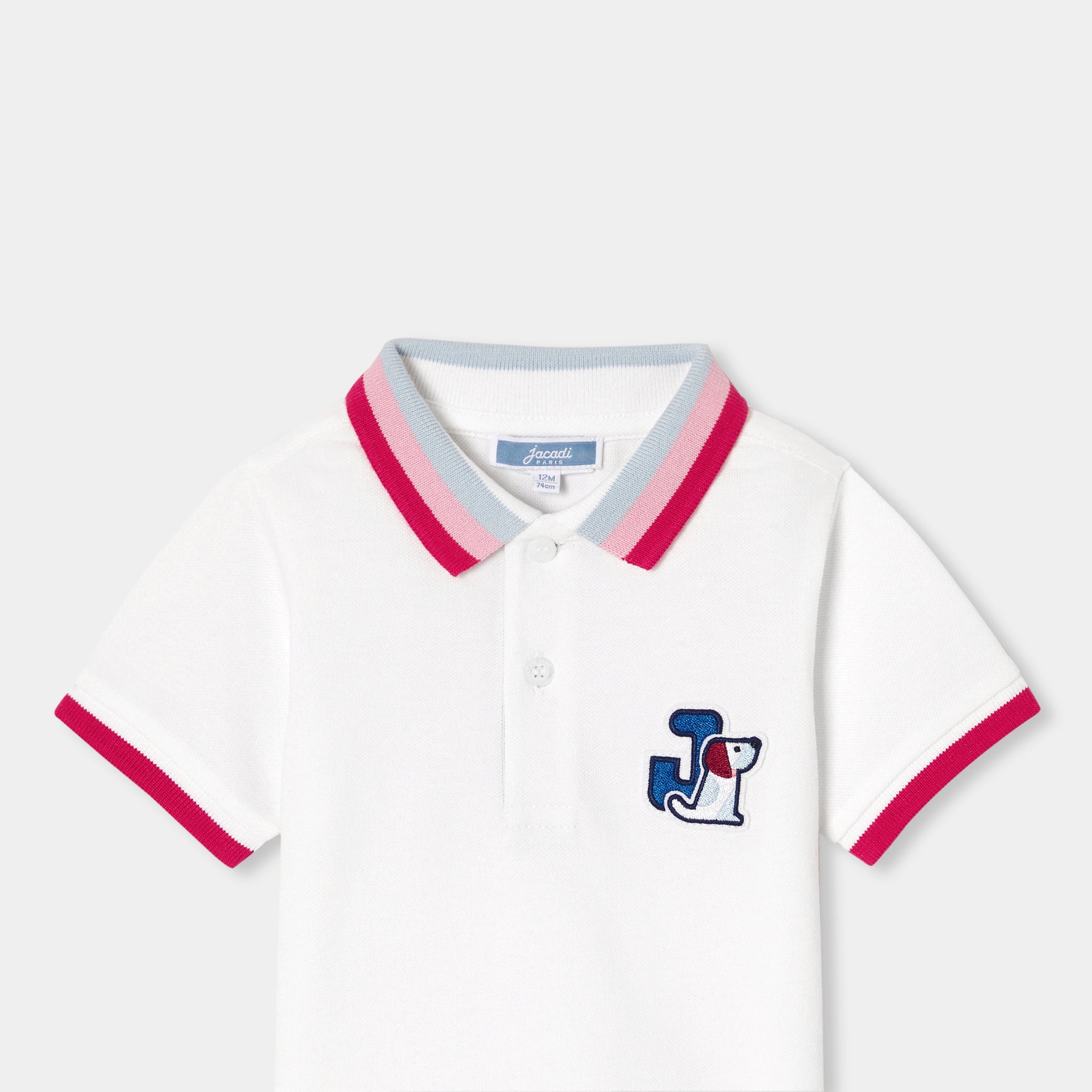 Toddler boy pique polo shirt