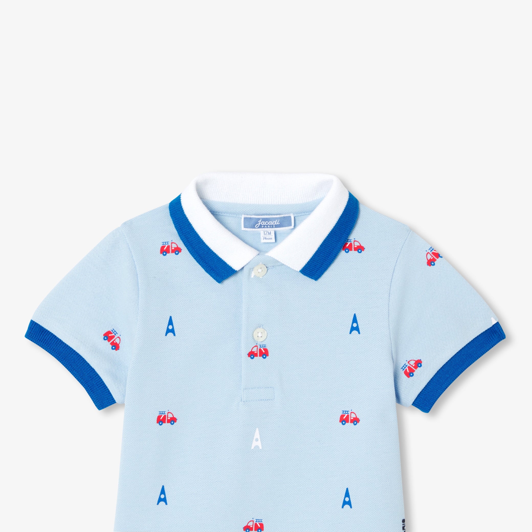 Baby boy dog polo shirt