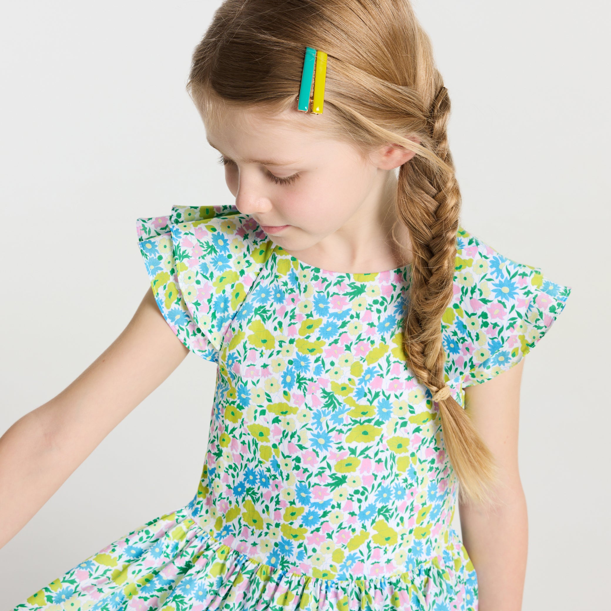 Girl dress in Liberty fabric