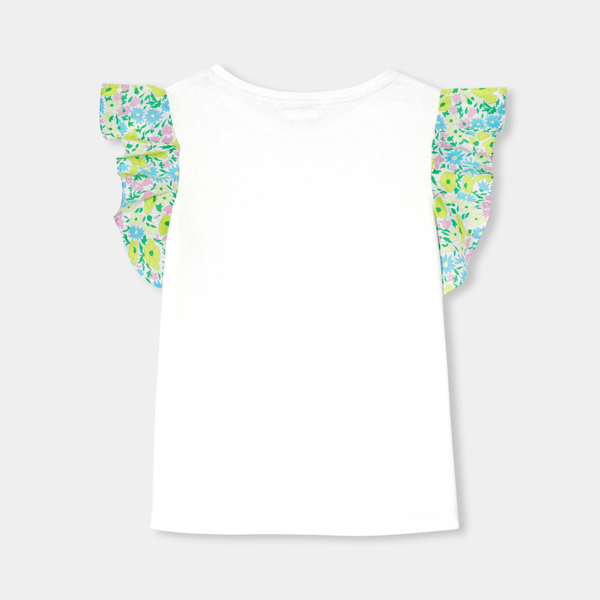 Girl ruffled T-shirt