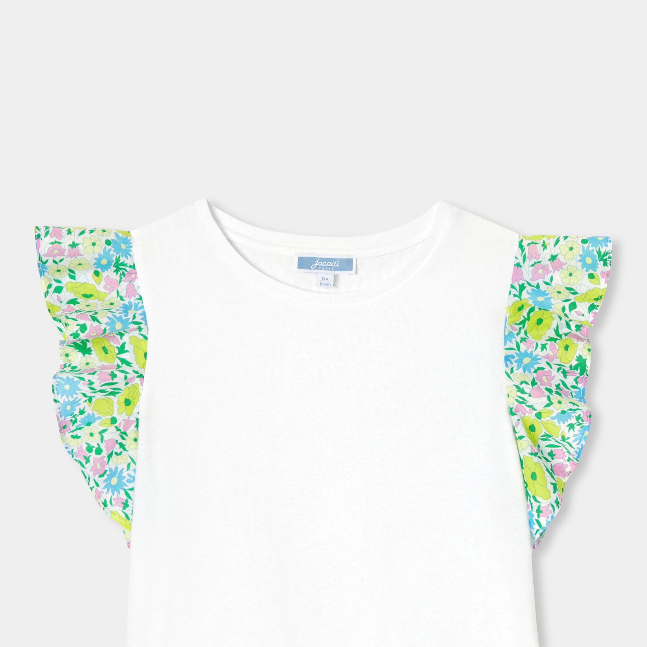 Girl ruffled T-shirt