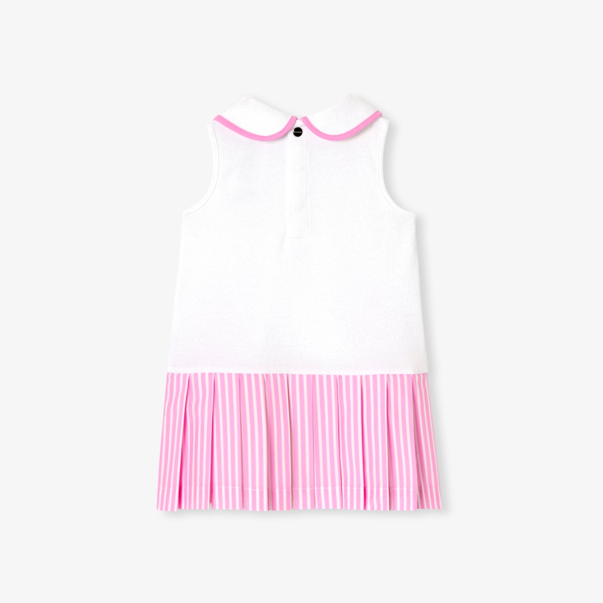 Baby girl dress in cotton pique