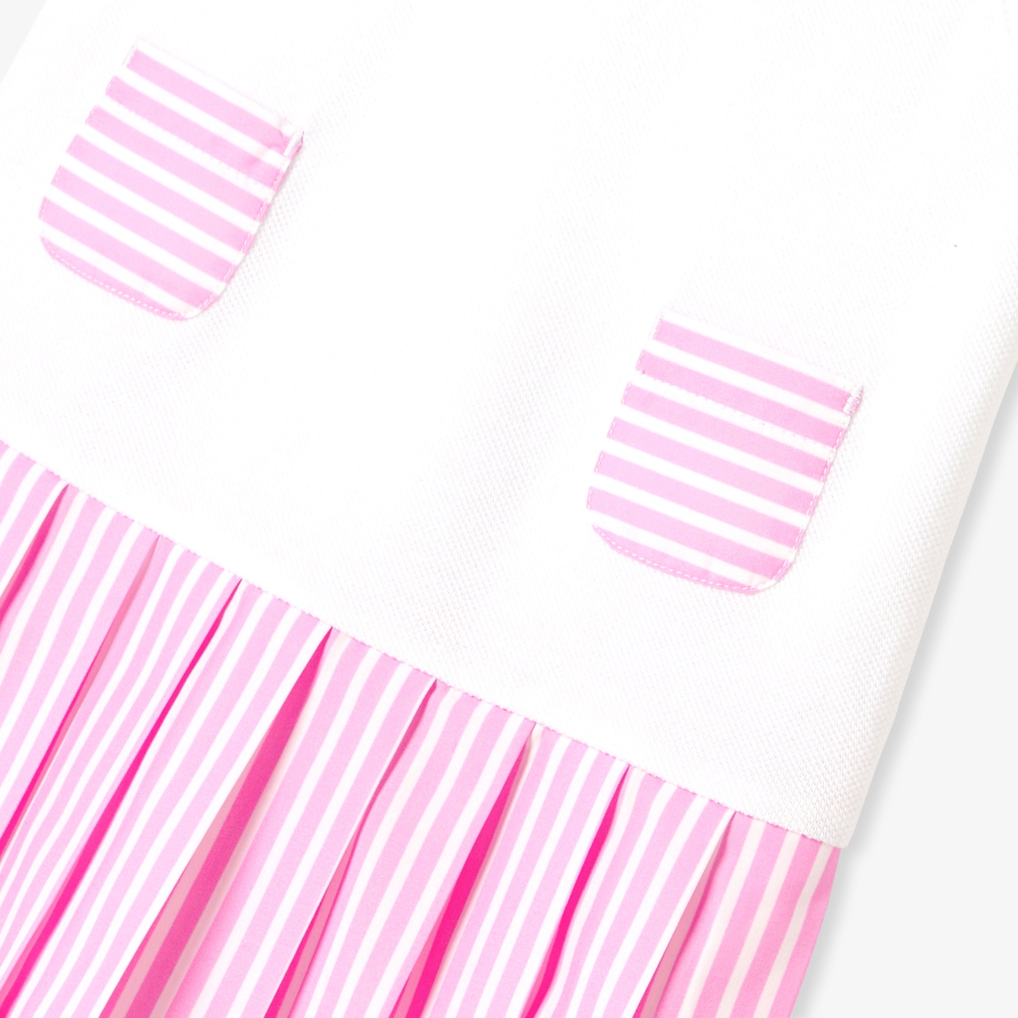 Baby girl dress in cotton pique