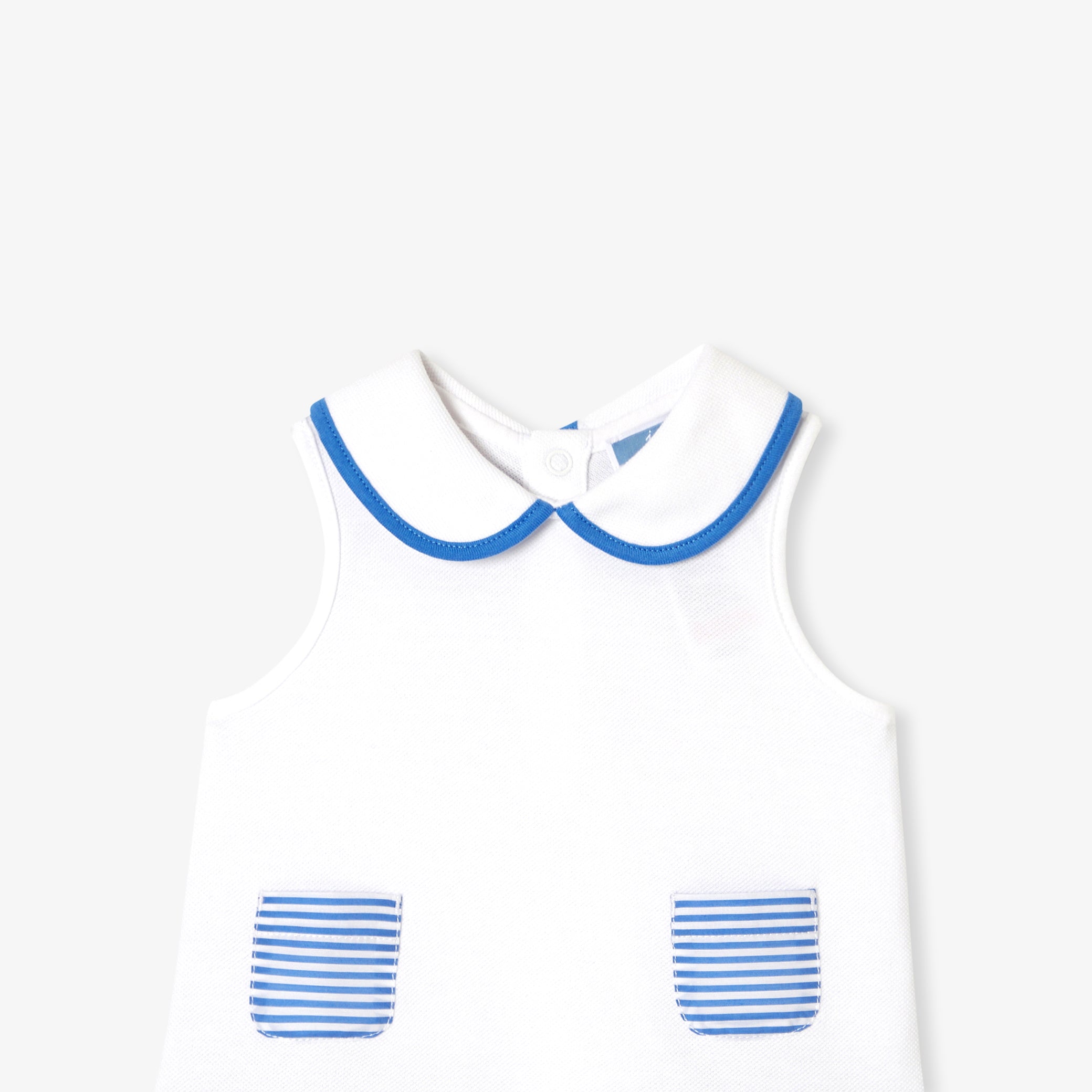 Baby girl dress in cotton pique