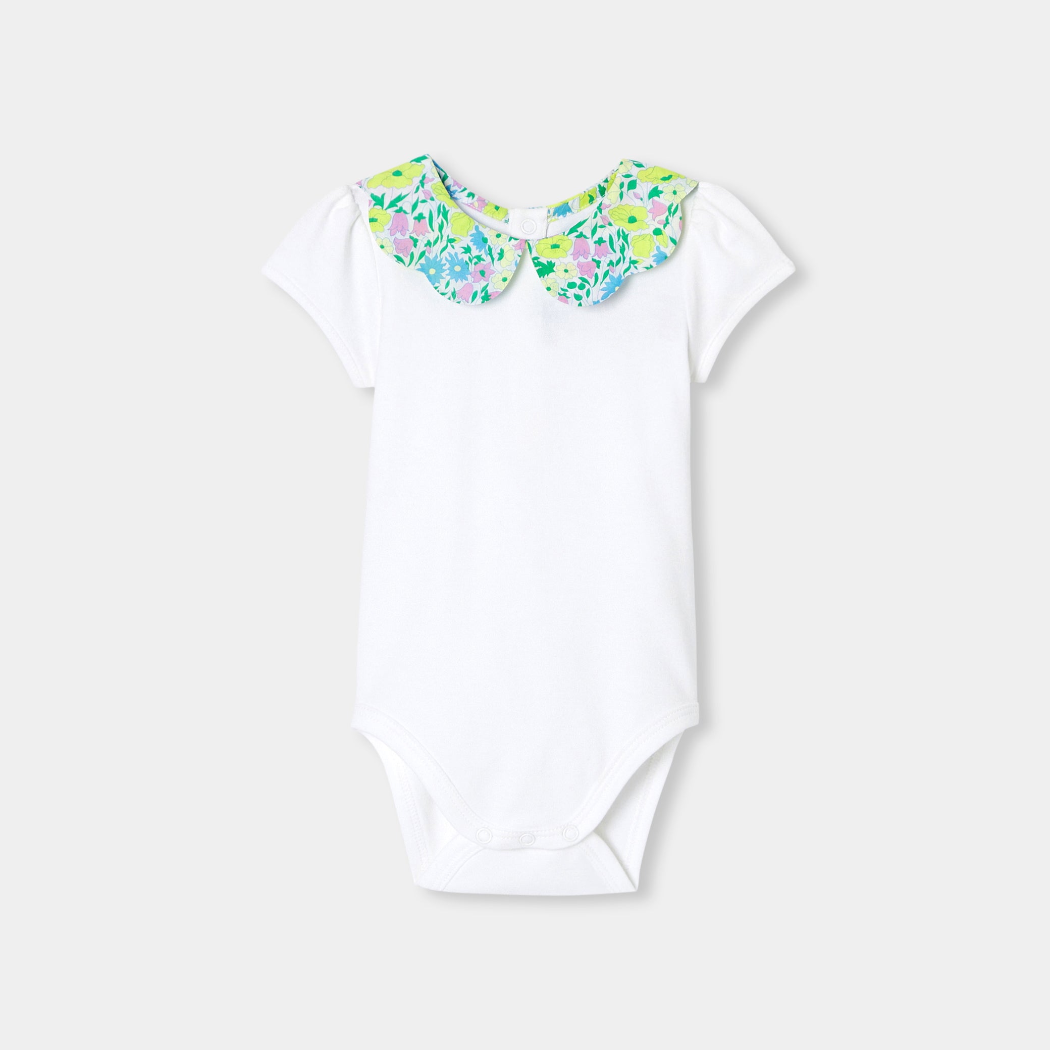 Short-sleeved Toddler girl bodysuit