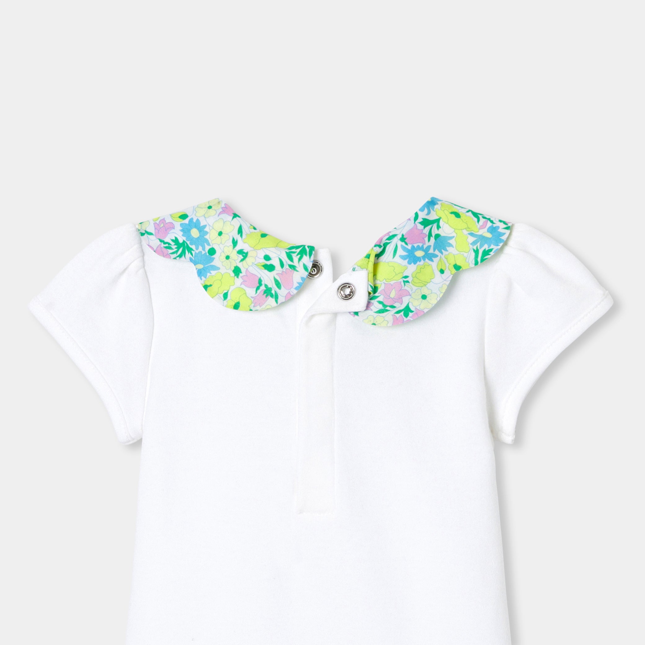 Short-sleeved Toddler girl bodysuit