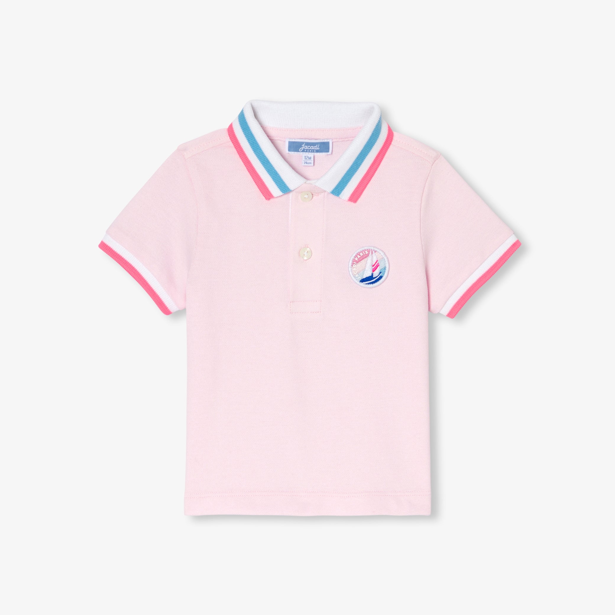 Baby boy short-sleeved polo shirt