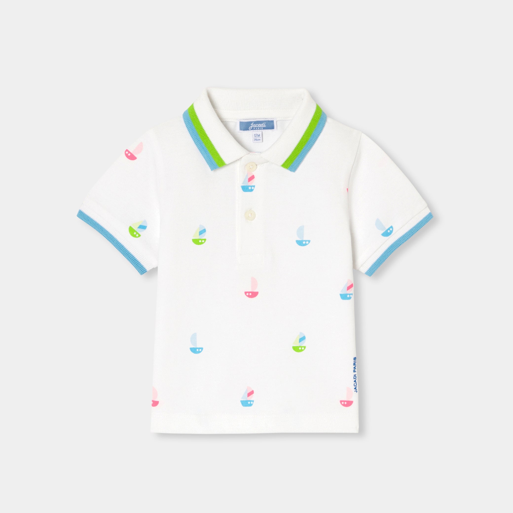 Baby boy short-sleeved polo shirt