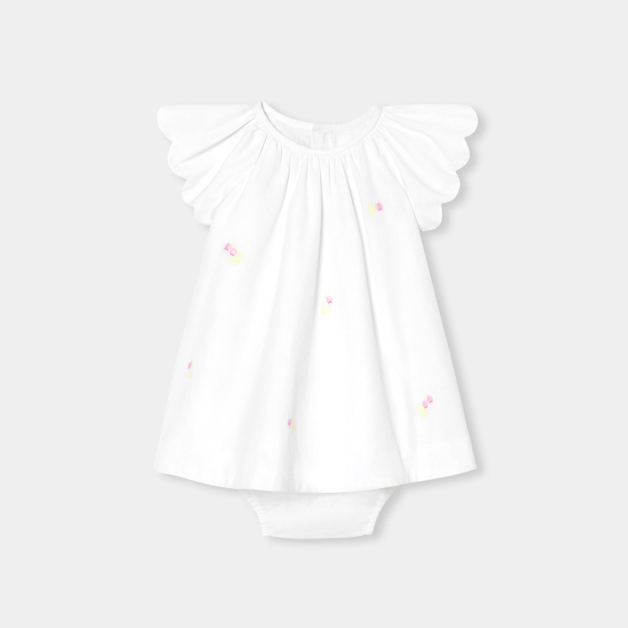 Baby girl dress in poplin