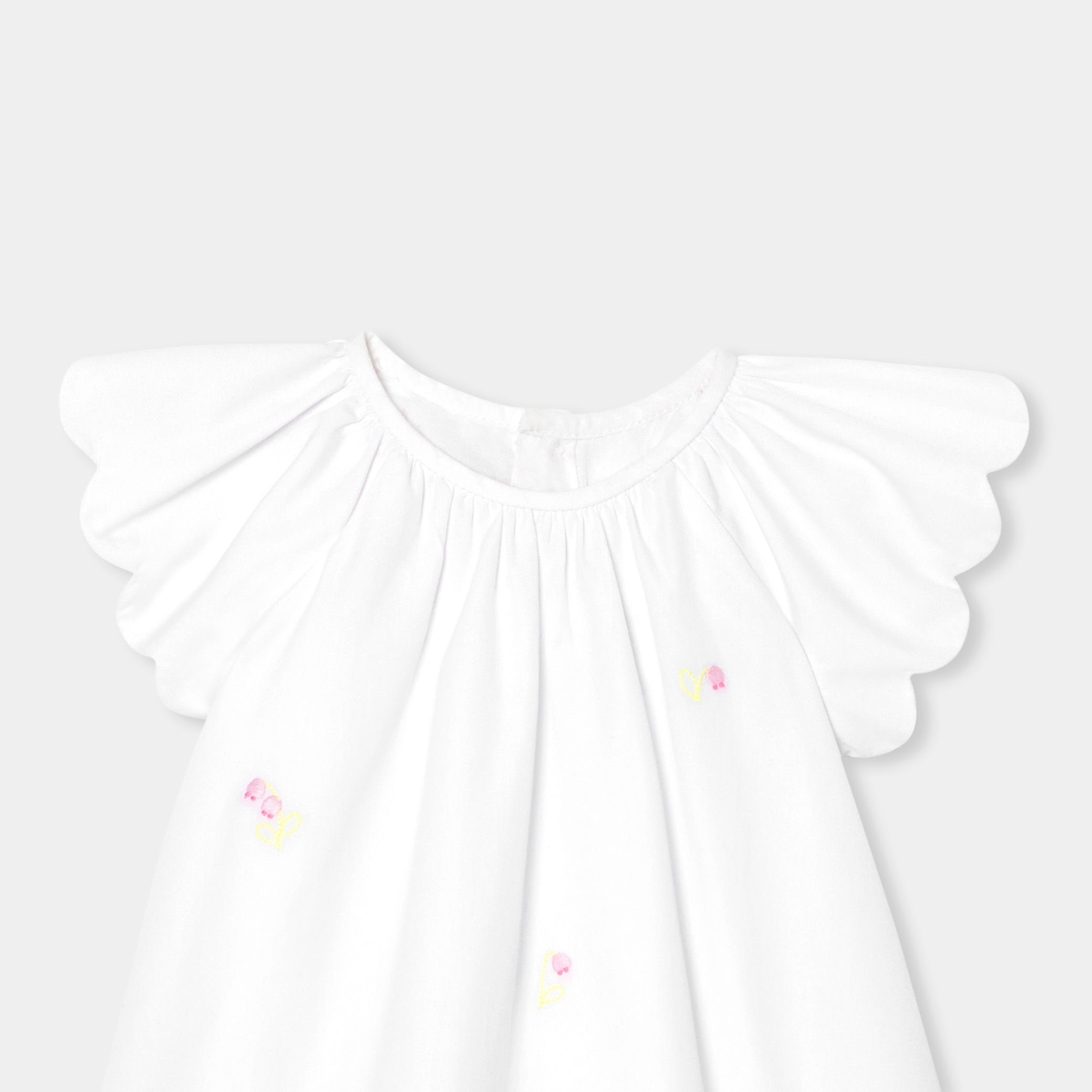 Baby girl dress in poplin