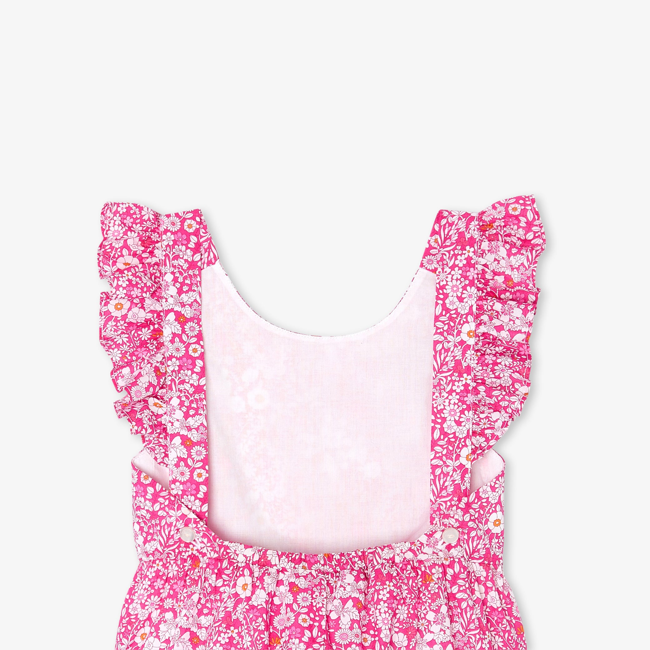 Baby girl romper in Liberty fabric